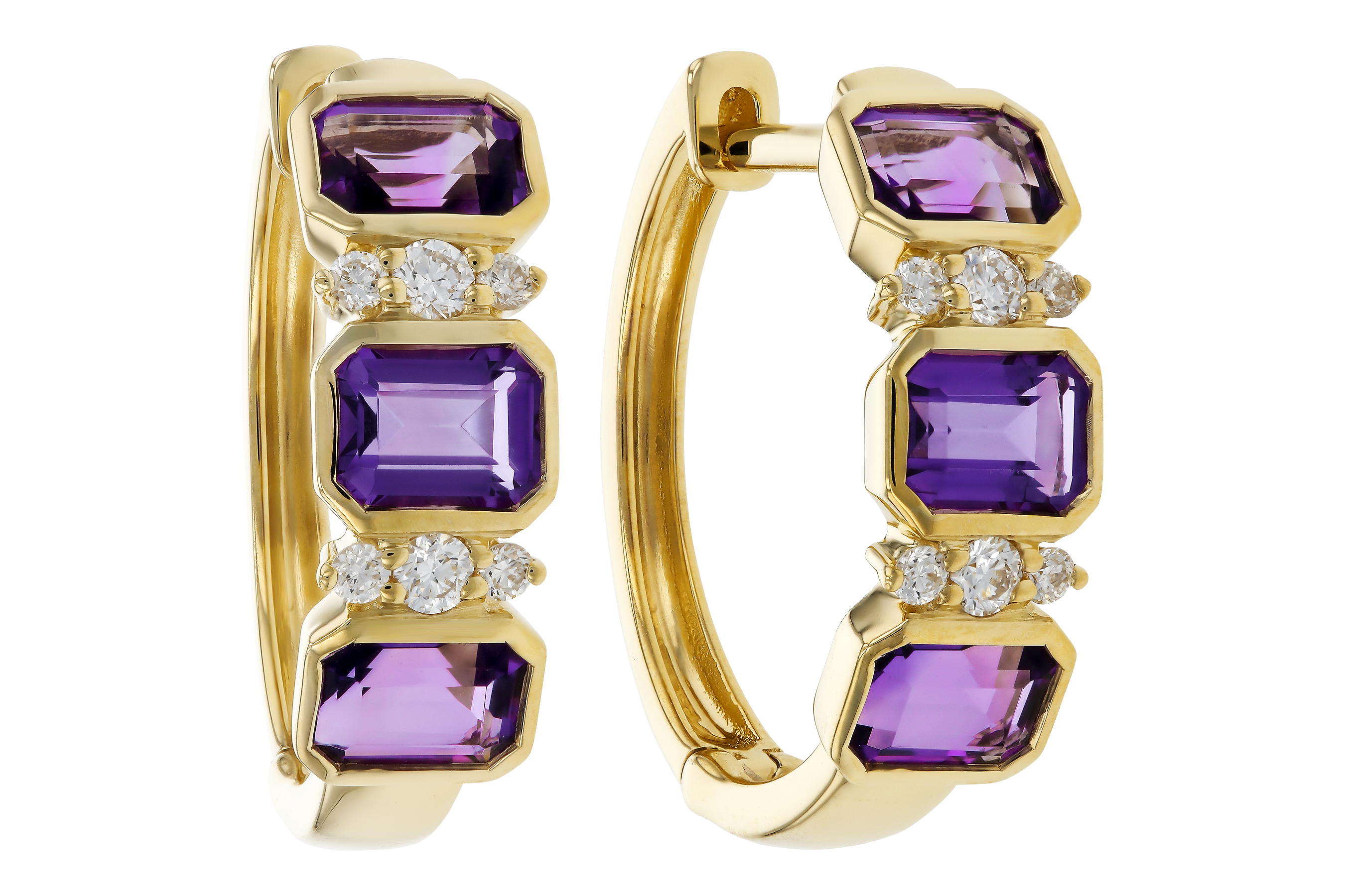 D274-72126: EARRING 1.05 TW AMETHYST 1.16 TGW