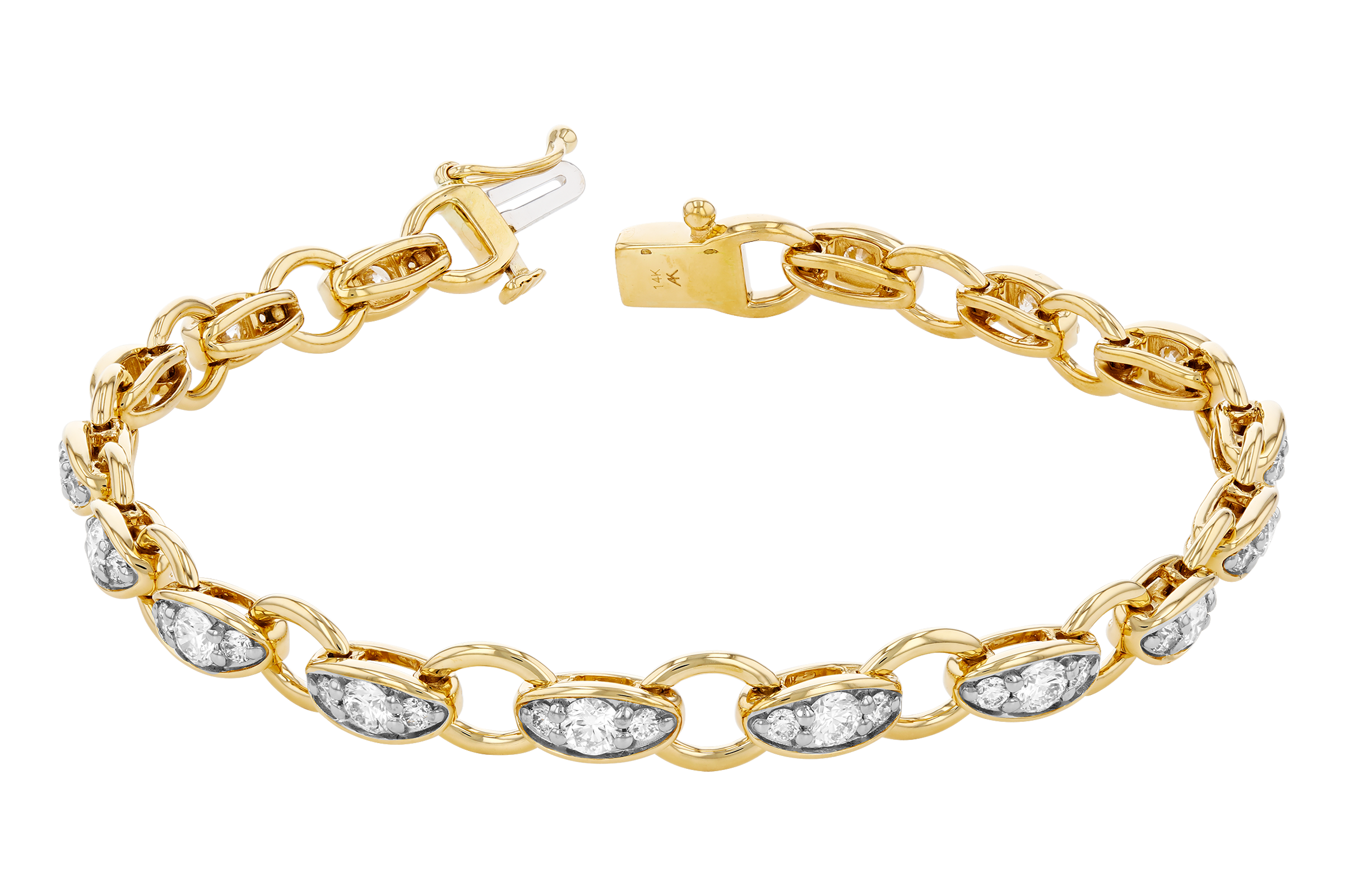 D275-55807: BRACELET 2.20 TW (7")