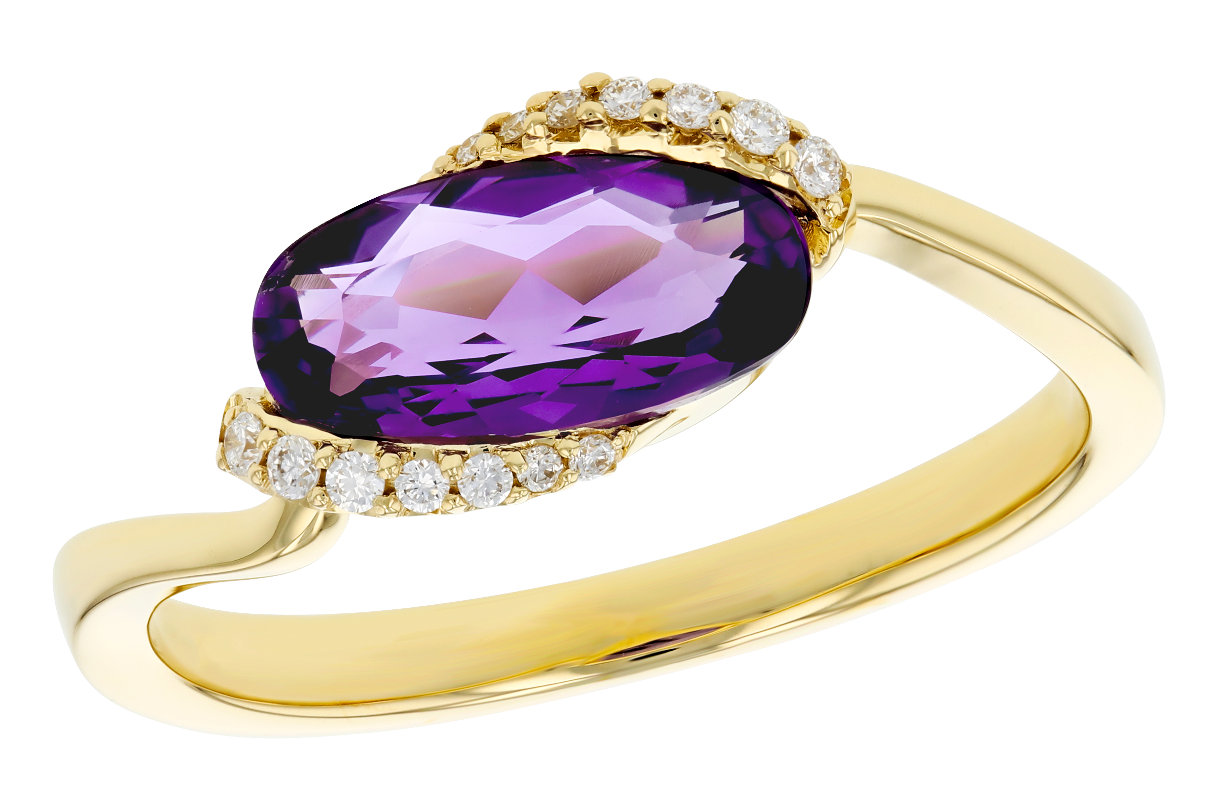 D275-56689: LDS RG 1.07 TW AMETHYST 1.13 TGW (10x5MM AMY)