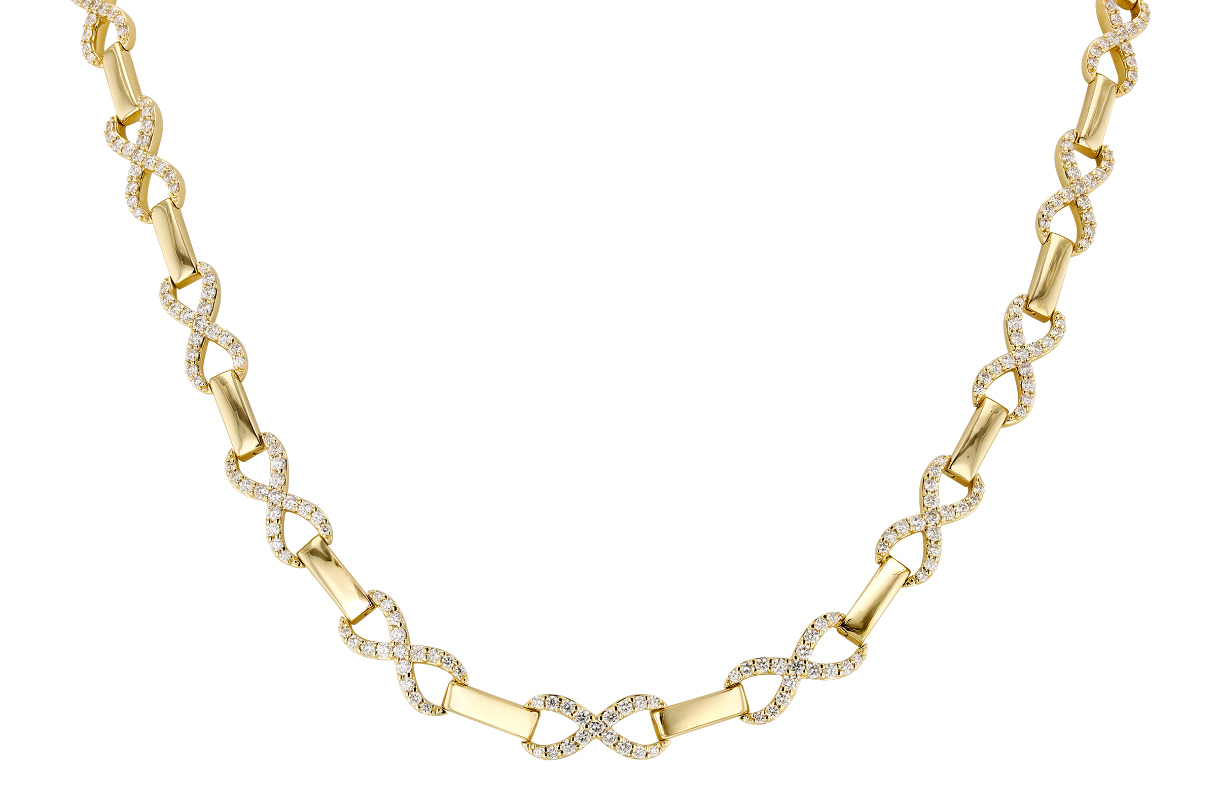D275-56698: NECKLACE 2.20 TW (17")