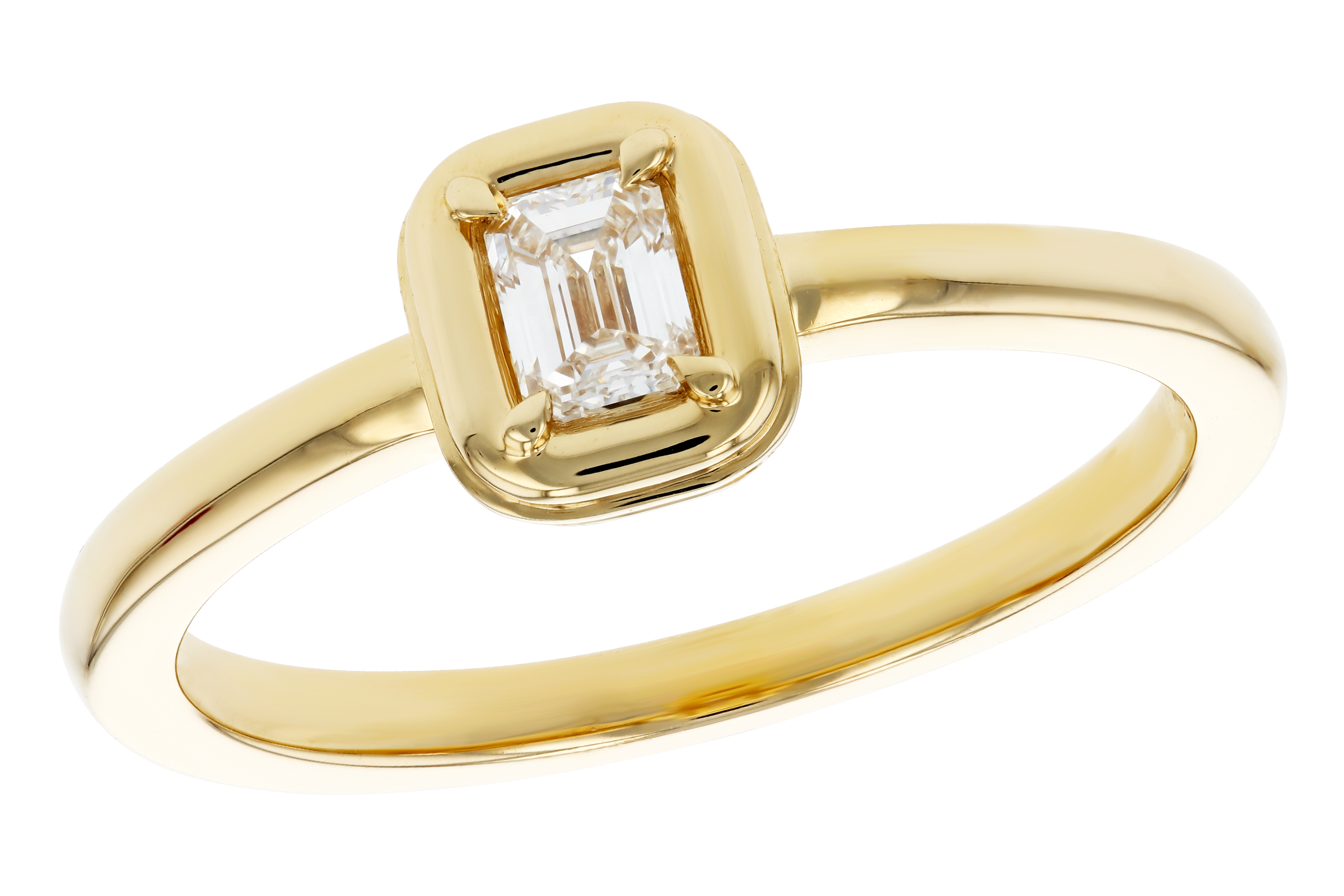 D275-56726: LDS DIA RG .24 EMERALD CUT DIA