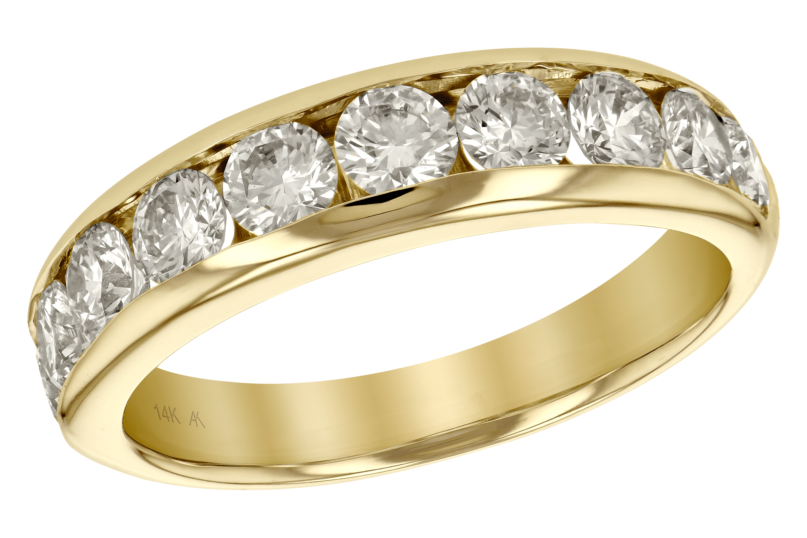 E092-87616: LDS WED RG 1.50 TW (10 STONES)