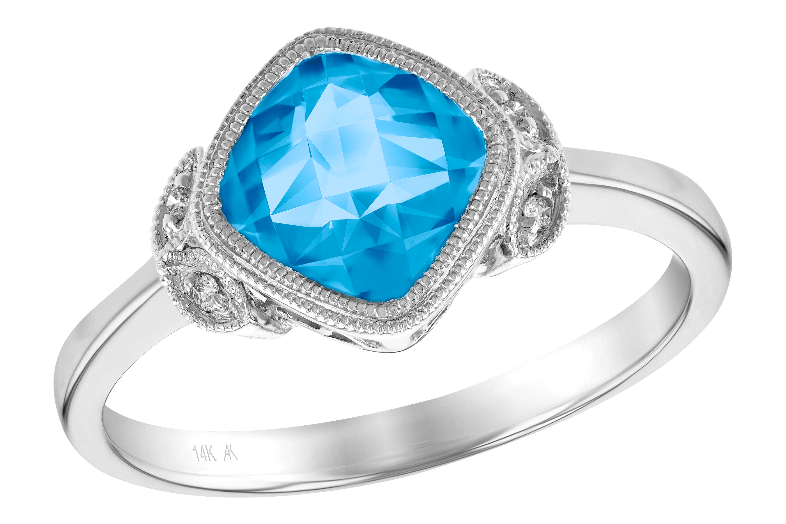 E186-52135: LDS RG 1.63 BLUE TOPAZ 1.65 TGW