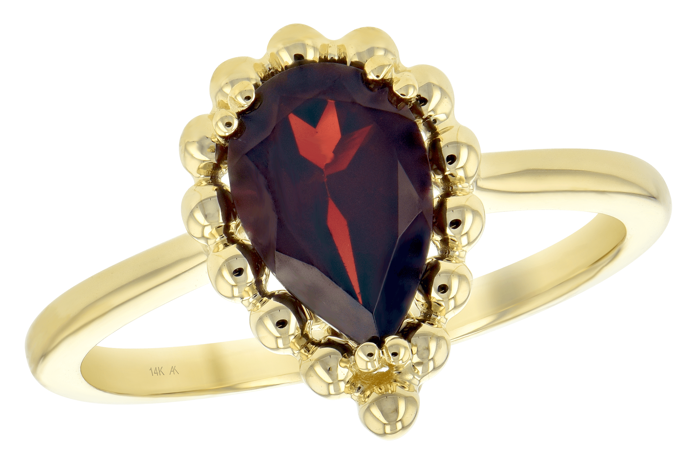 E189-22171: LDS GARNET RING 1.38 CT