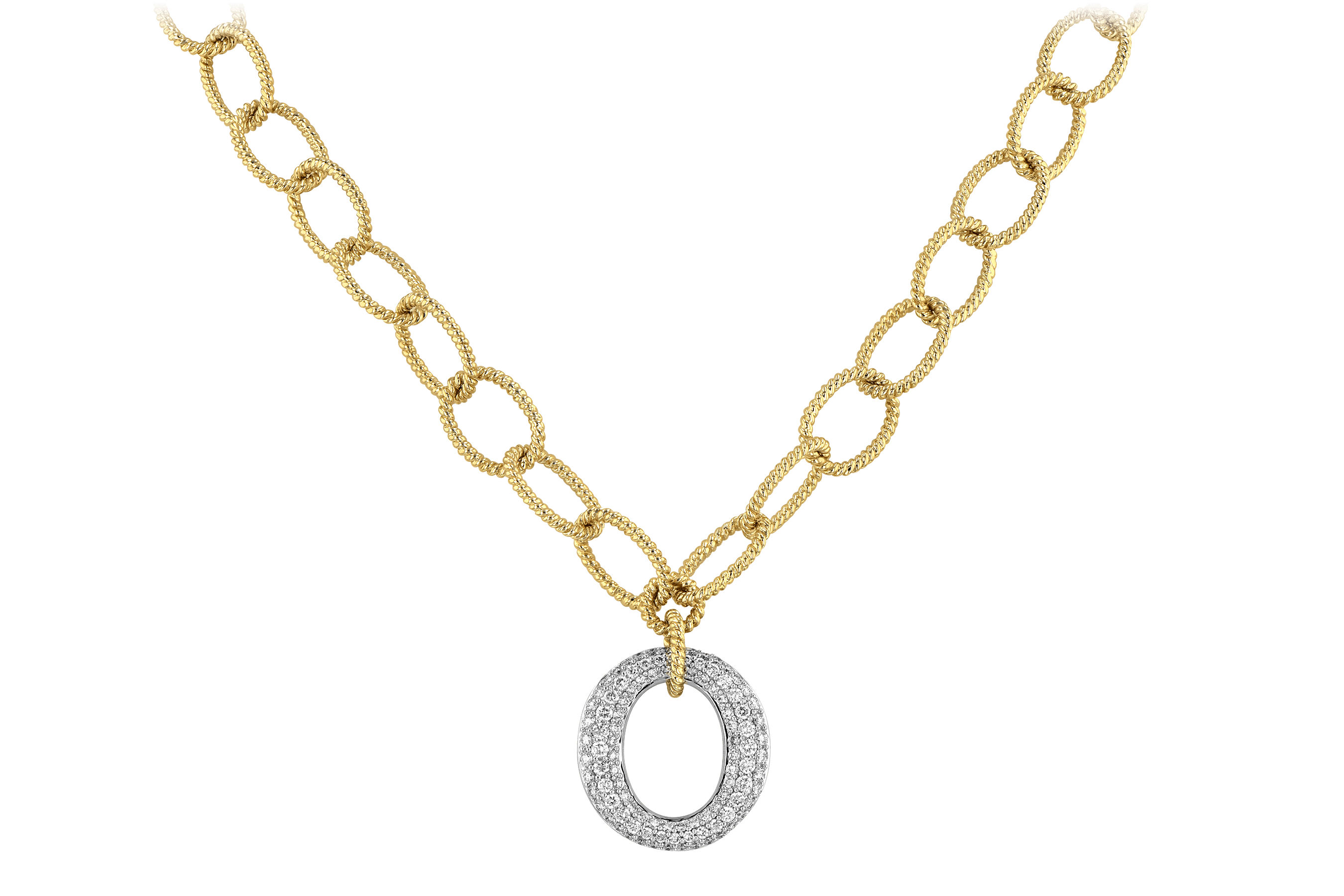 E190-10307: NECKLACE 1.02 TW (17 INCHES)