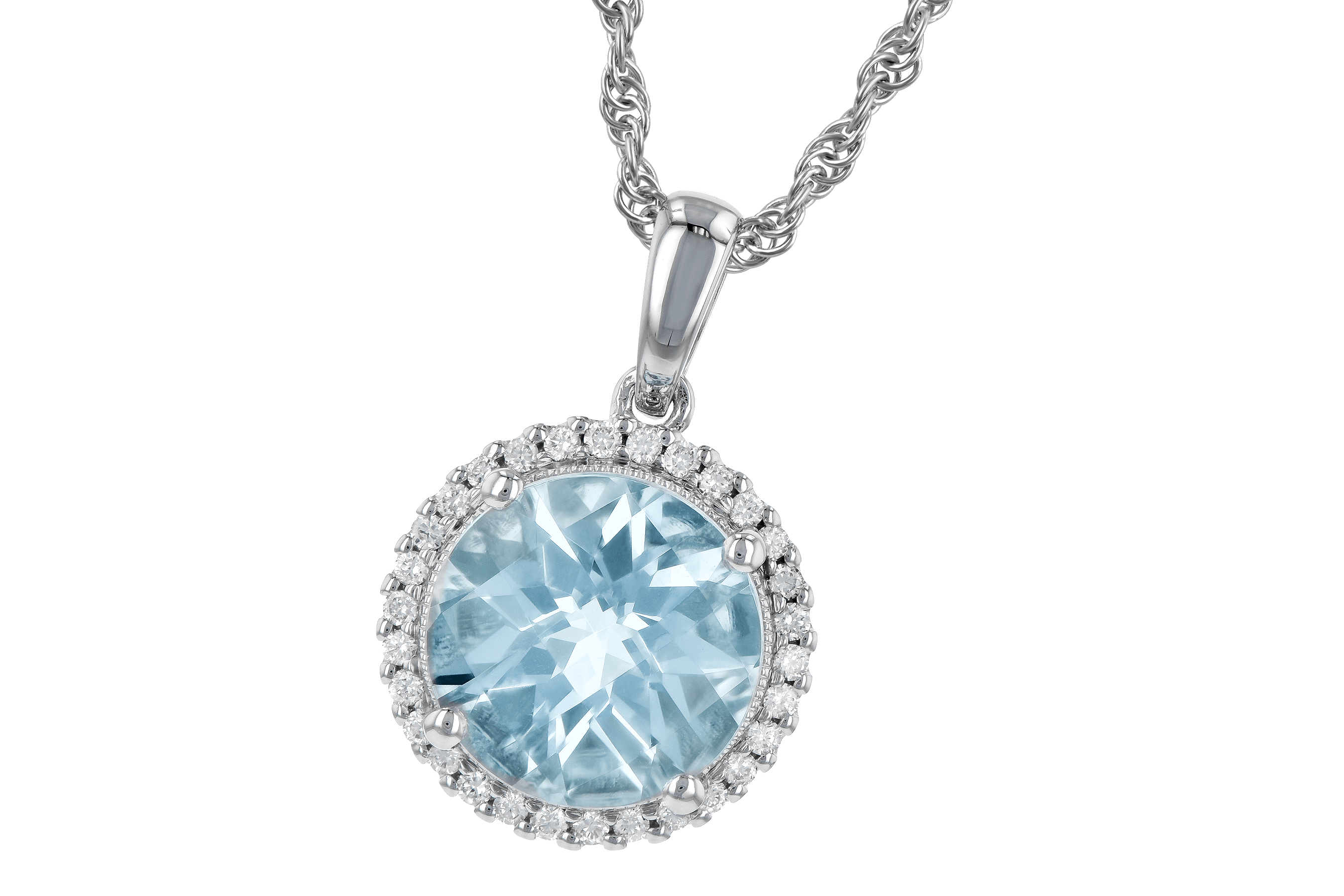 E190-14853: NECK 2.05 AQUAMARINE 2.16 TGW