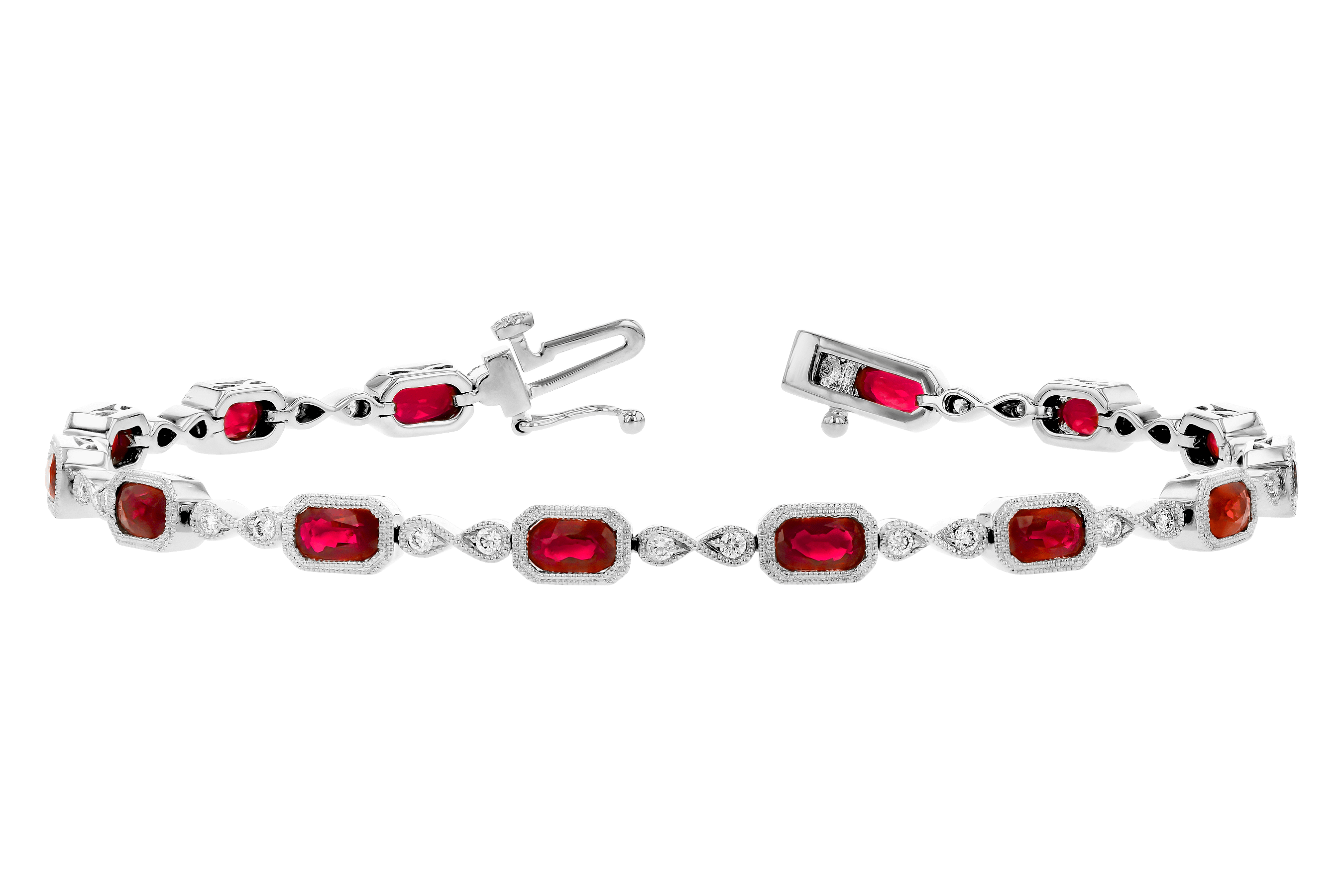 E272-84898: BRACELET 4.50 RUBY 4.82 TGW