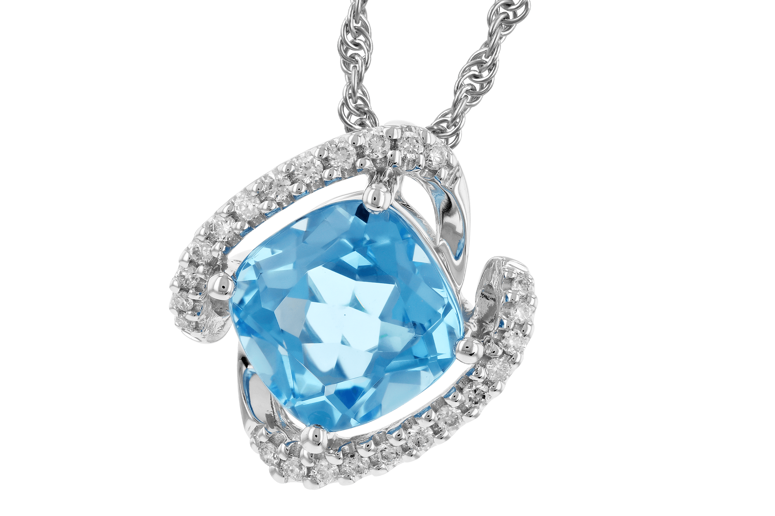 E273-76698: NECK 2.61 BLUE TOPAZ 2.72 TGW