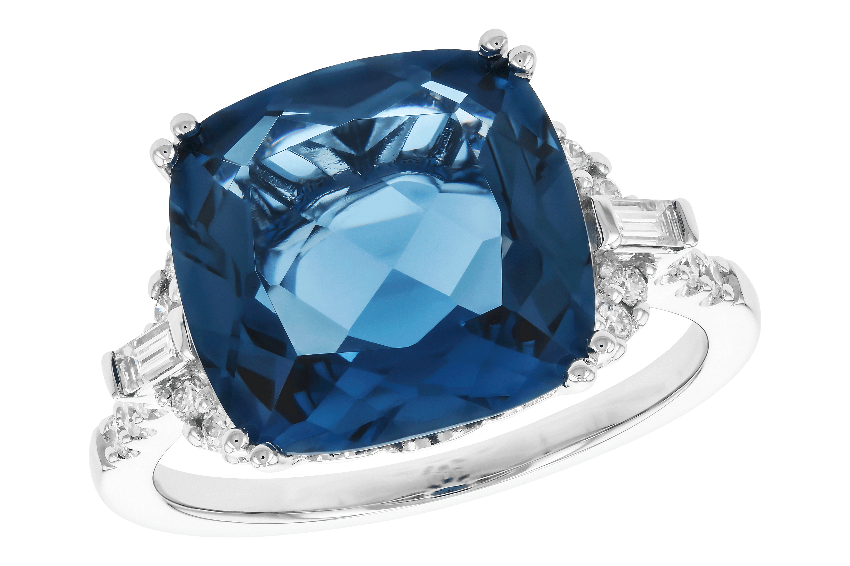 E273-76716: LDS RG 9.00 LONDON BLUE TOPAZ 9.25 TGW (12MM LBT)