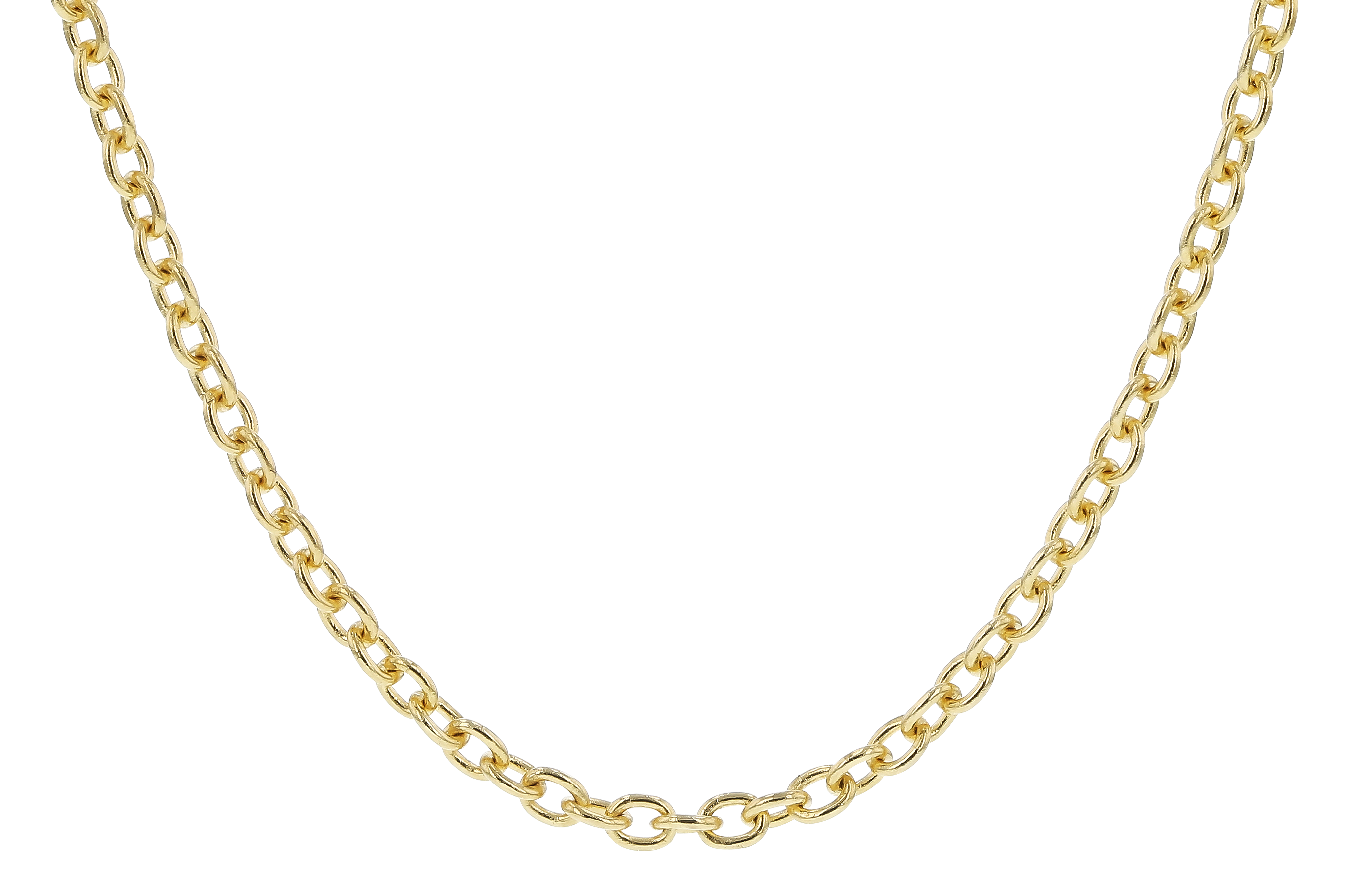 E273-79398: CABLE CHAIN (20IN, 1.3MM, 14KT, LOBSTER CLASP)