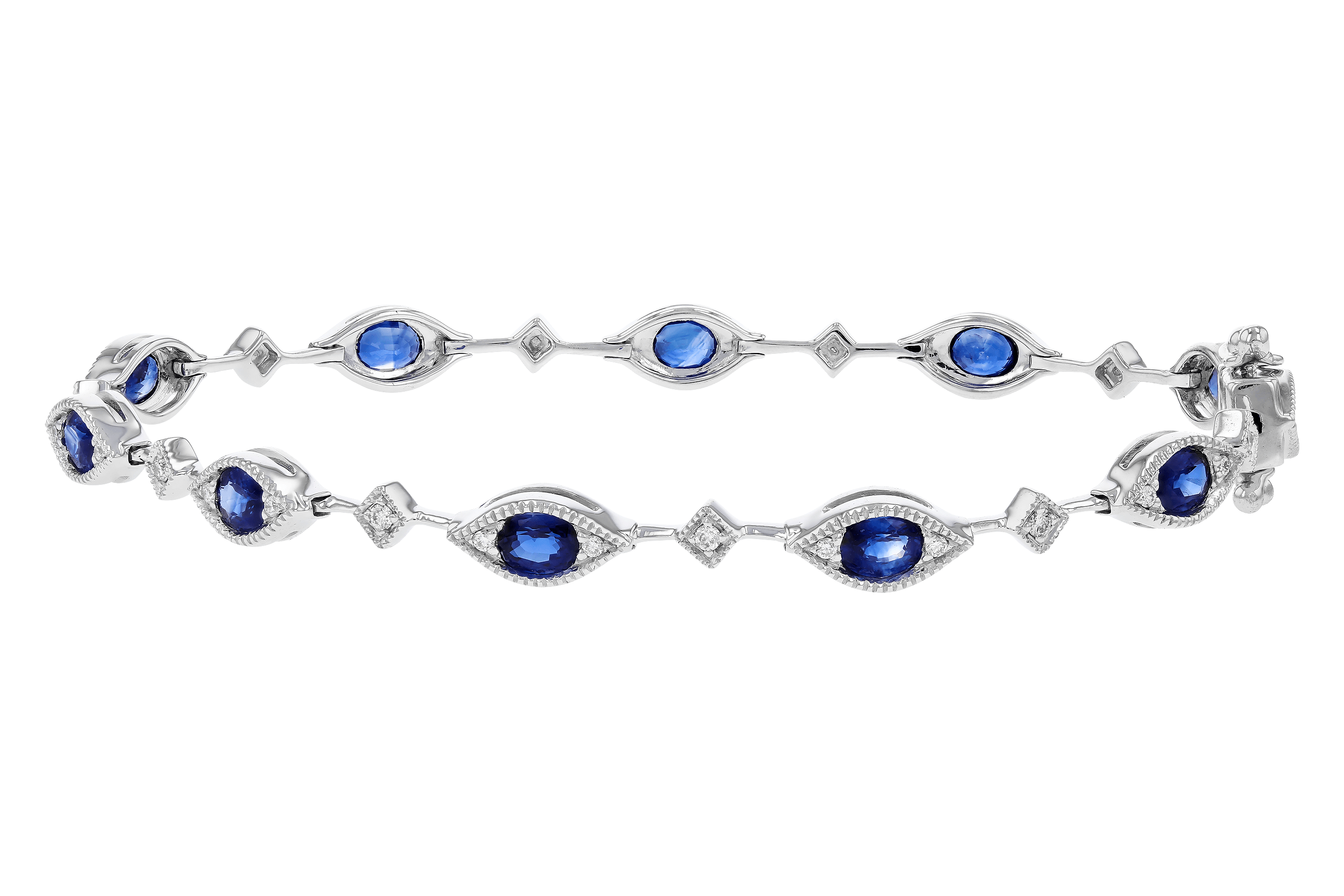 E274-64898: BRACELET 2.31 SAPPHIRE 2.50 TGW (7")