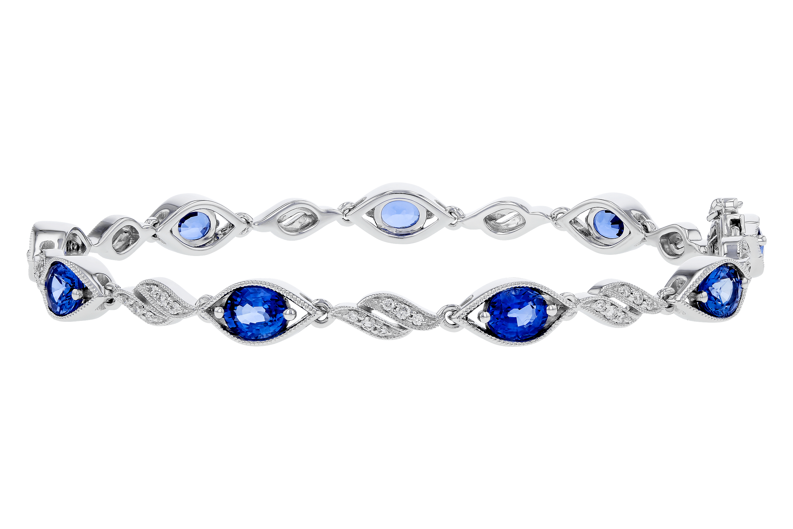 E274-65816: BRACELET 4.02 SAPPHIRE 4.26 TGW (7")