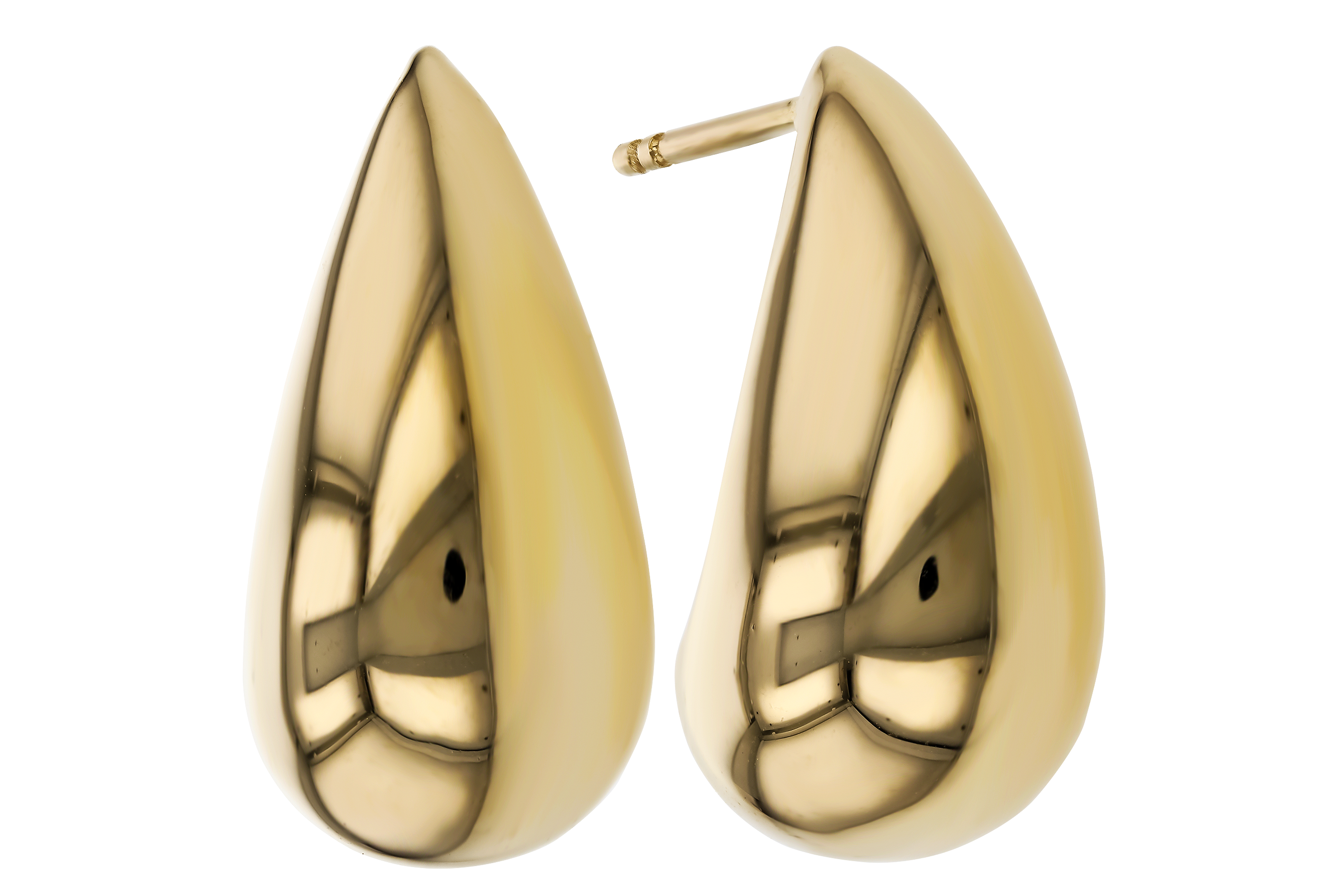 E274-69407: GOLD EARRINGS (20MM)