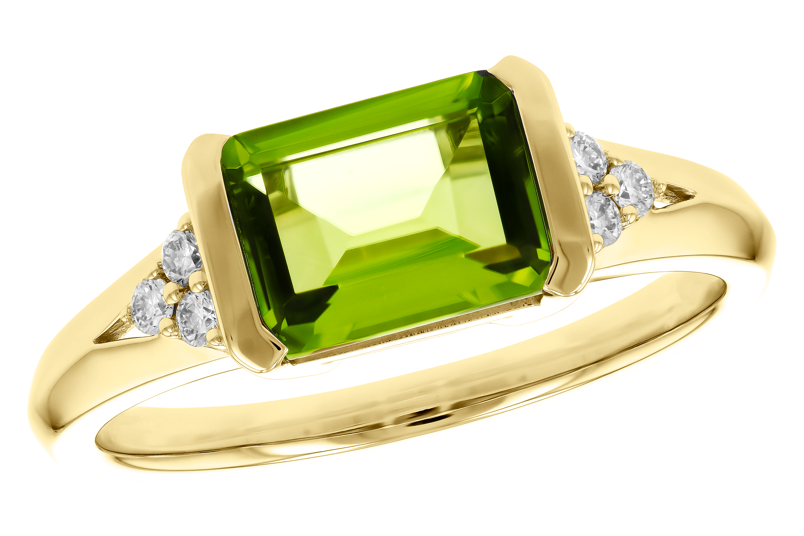 E274-70307: LDS RG 1.52 PERIDOT 1.61 TGW (8X6MM PER)
