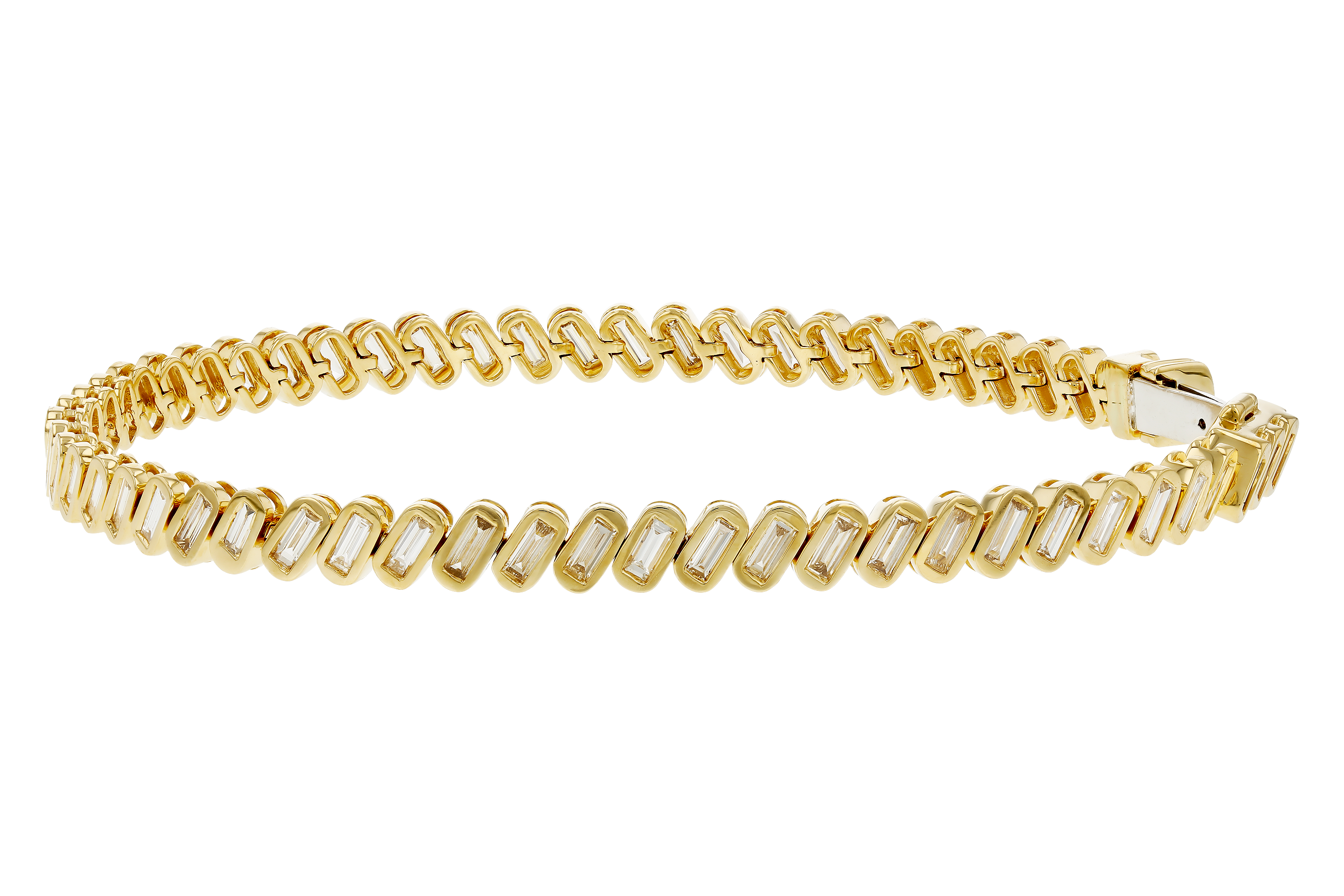 E274-70335: BRACELET 2.05 TW BAGUETTE (7")