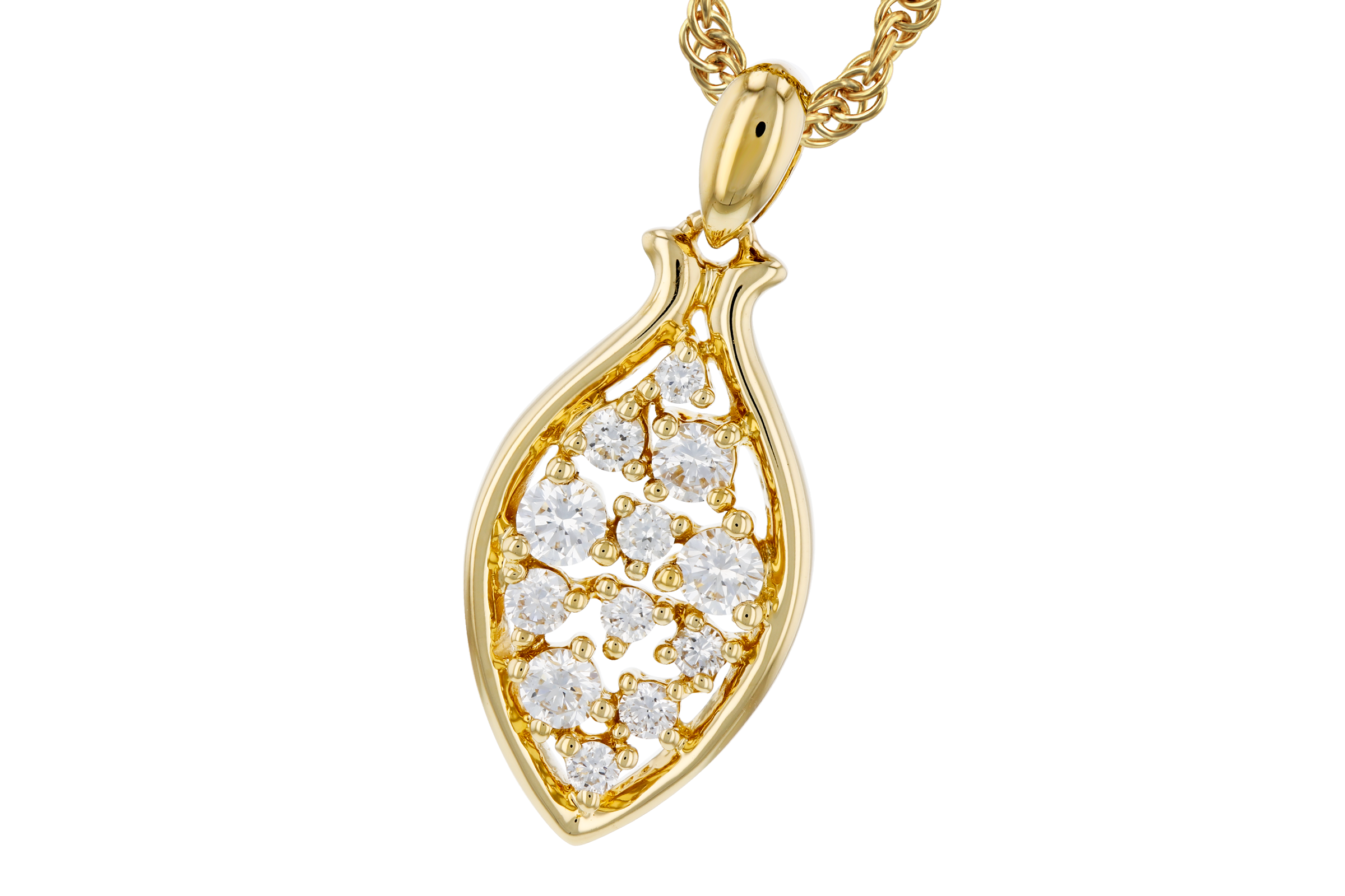 E275-56671: NECKLACE .26 TW