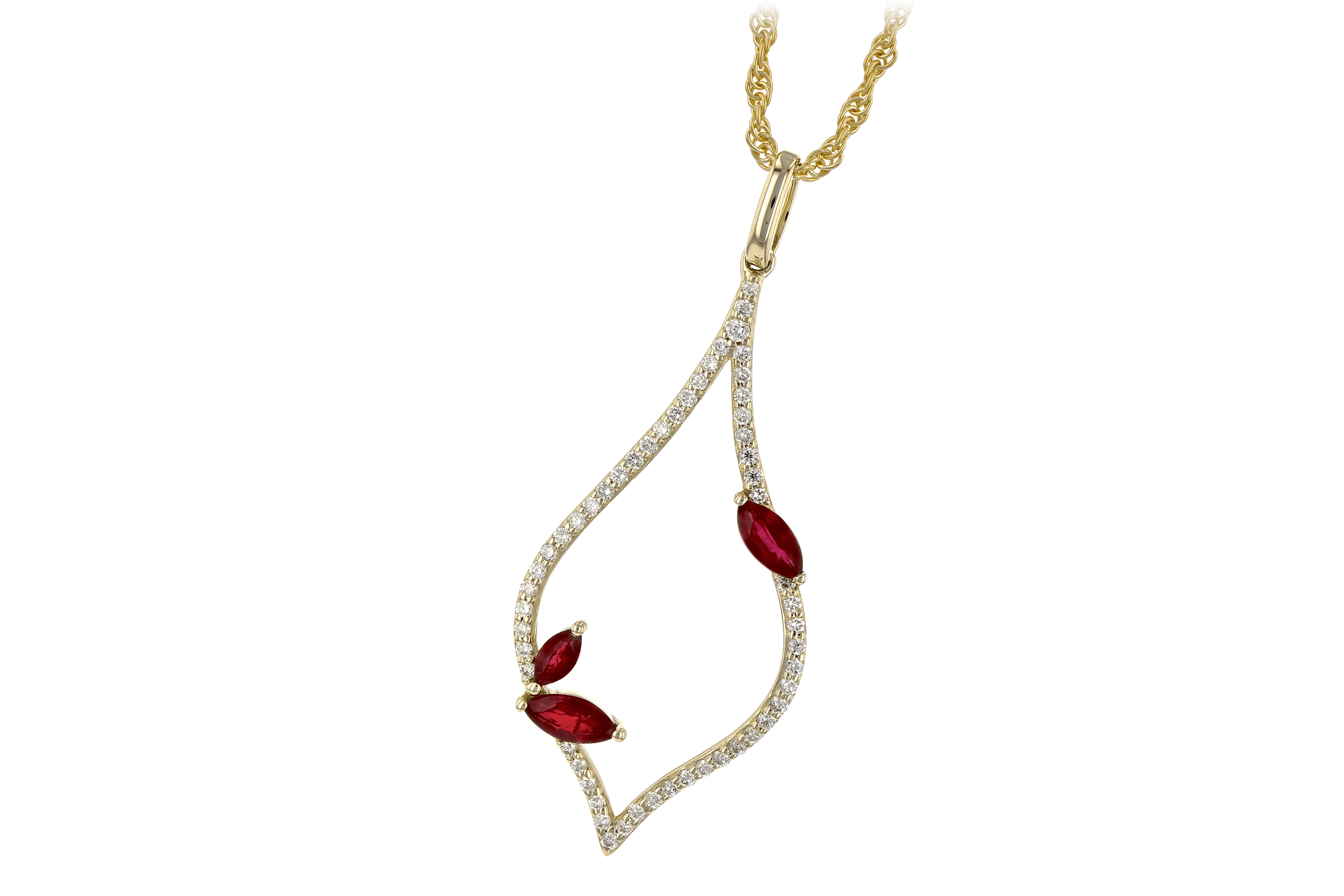 F190-09416: NECK .36 RUBY .56 TGW