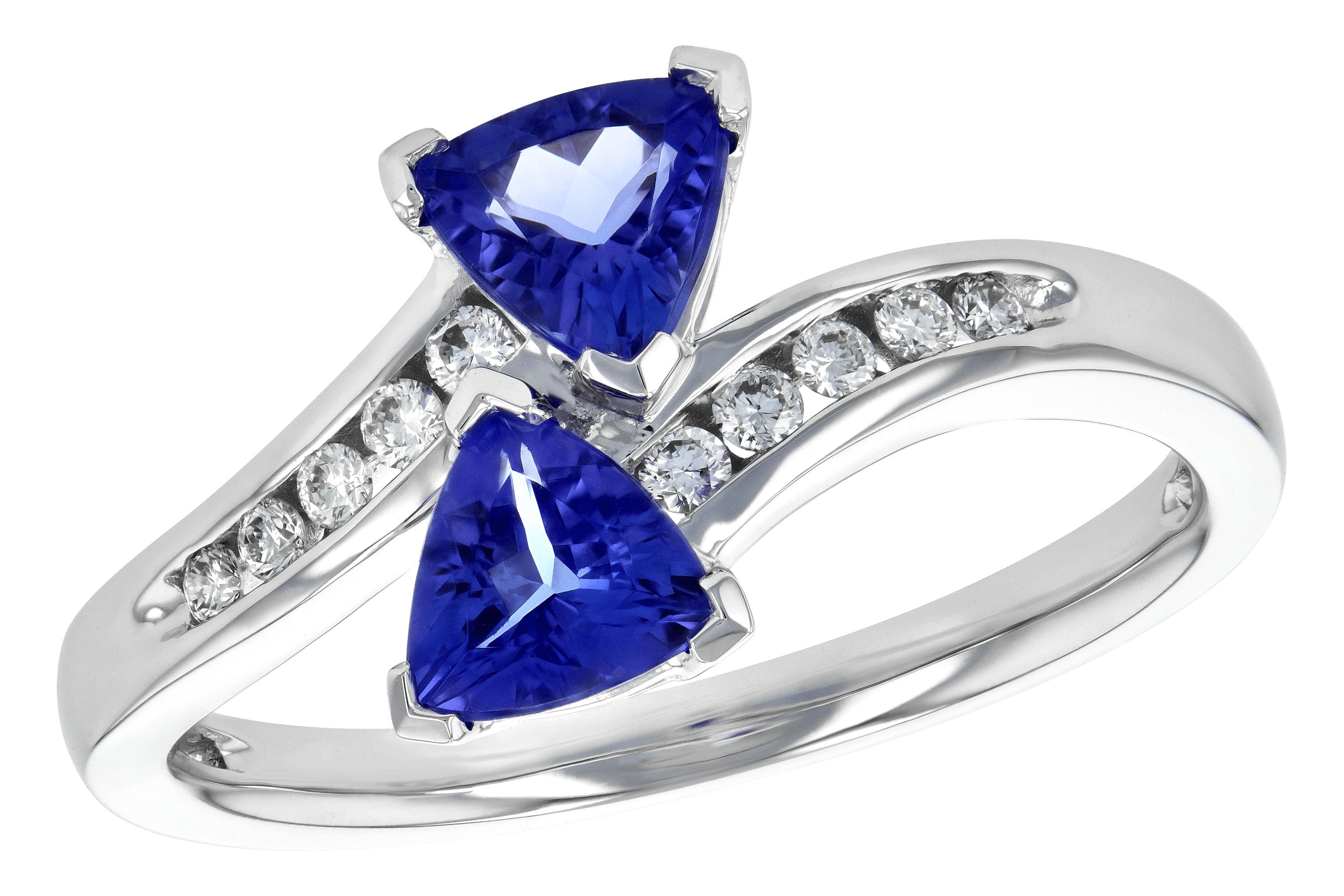 F190-09453: LDS RG .77 TW TANZANITE .90 TGW