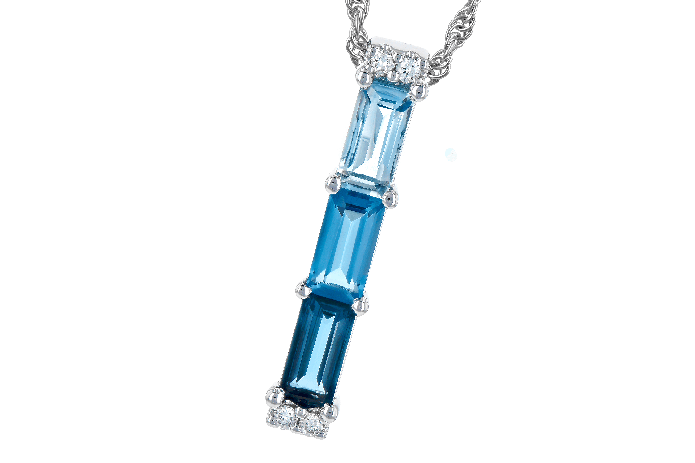 F272-84871: NECK 1.26 BLUE TOPAZ 1.30 TGW