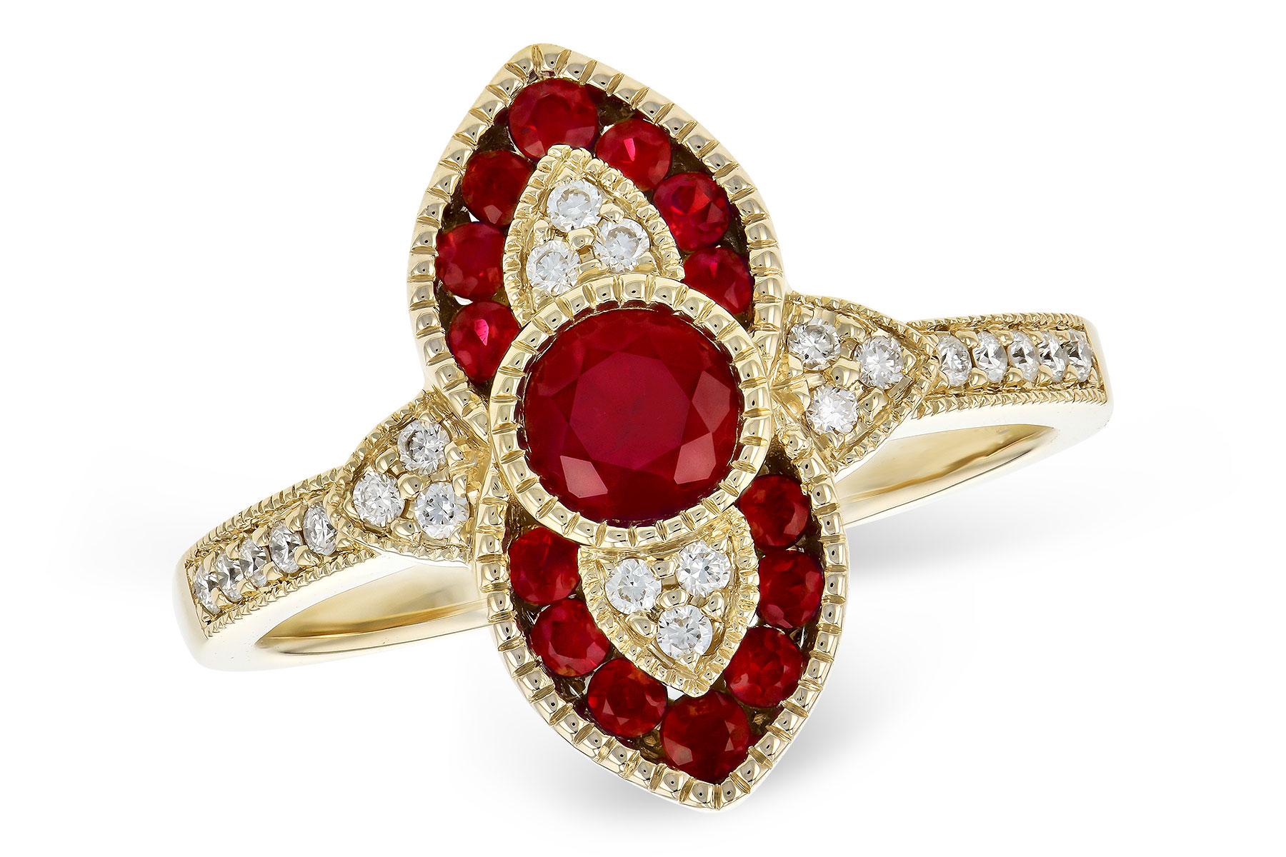 F272-84898: LDS RG .63 TW RUBY .75 TGW