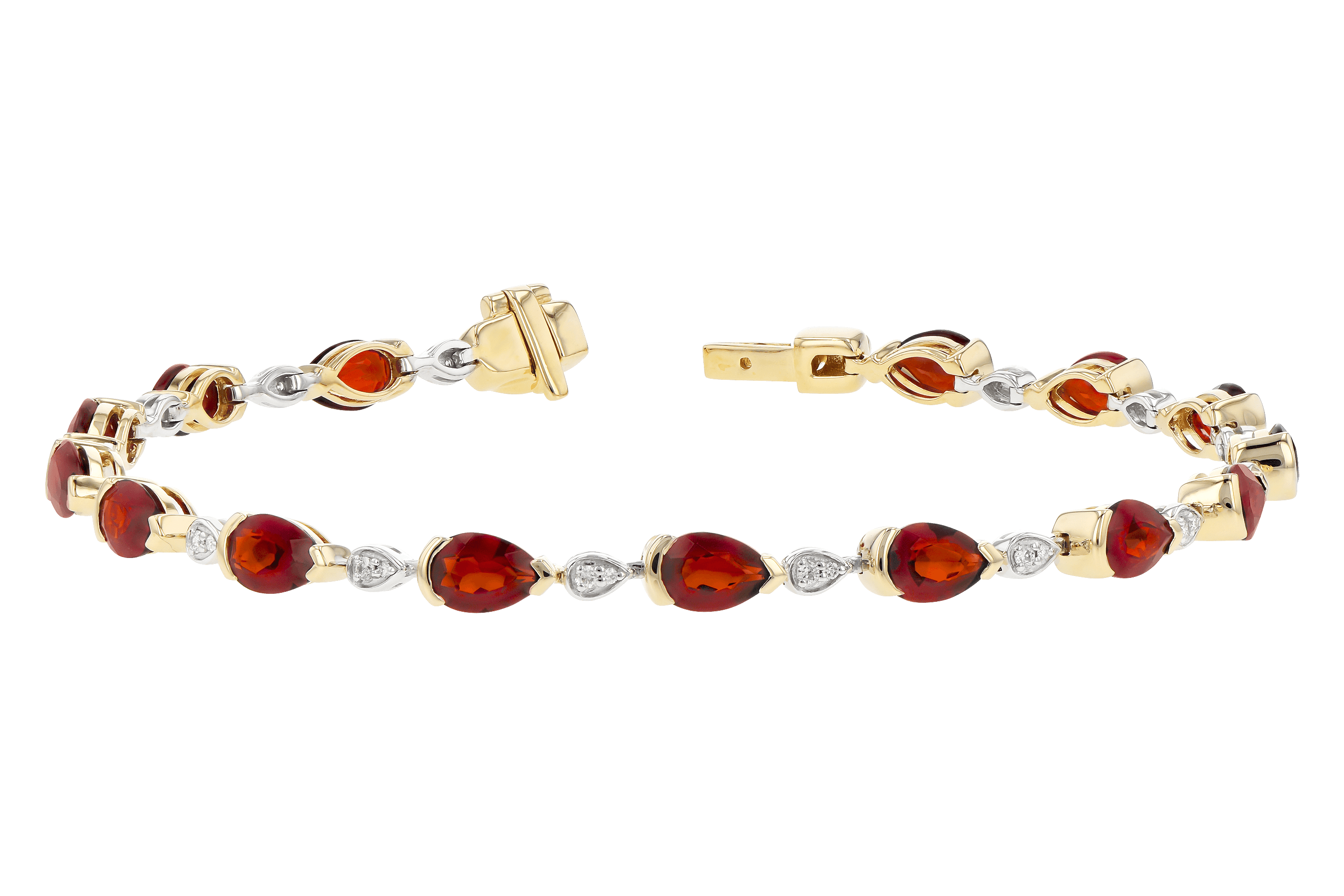 F272-85753: BRACELET 6.44 GARNET 6.60 TGW