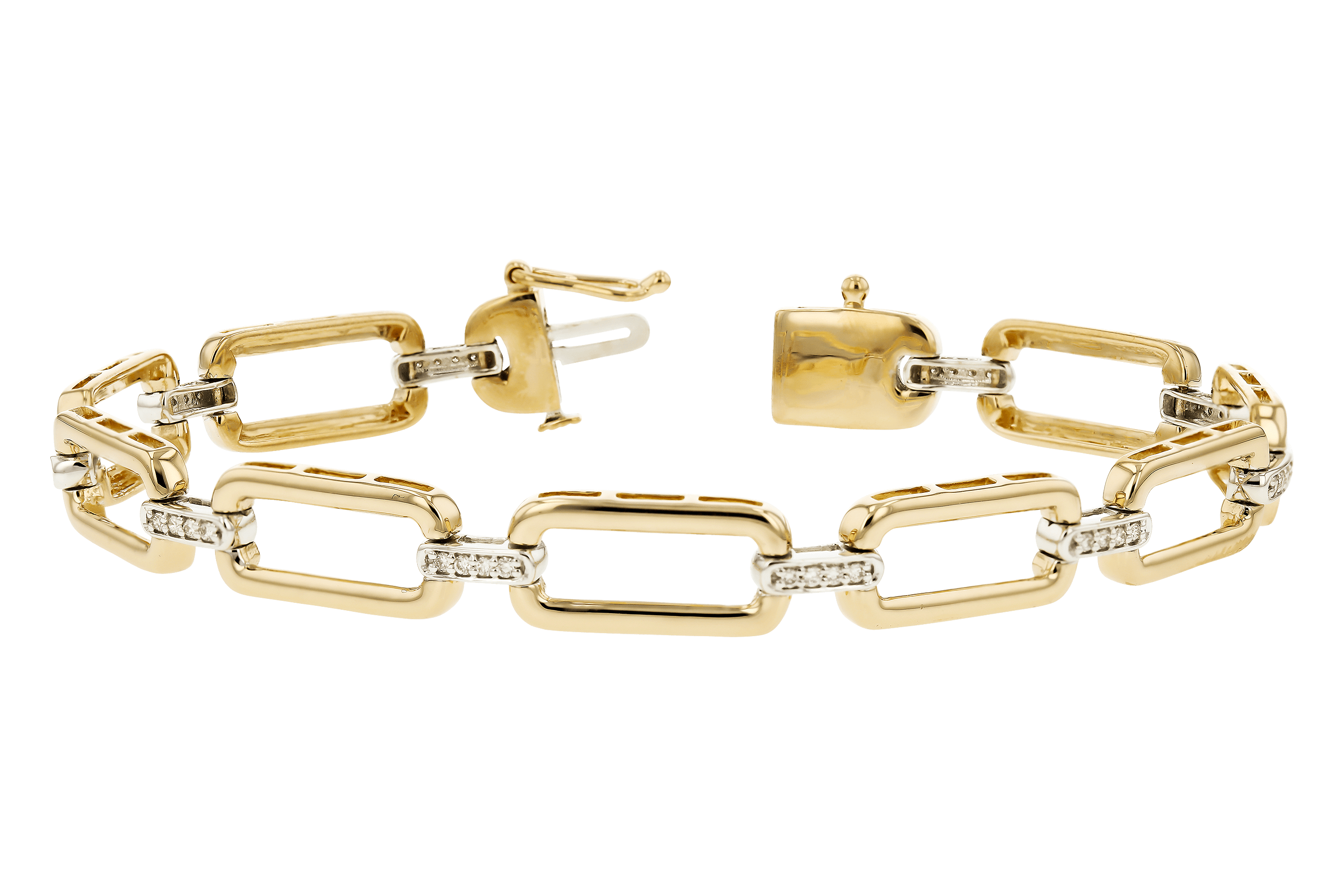 F273-78489: BRACELET .25 TW (7.5" - G189-23962 WITH LARGER LINKS)