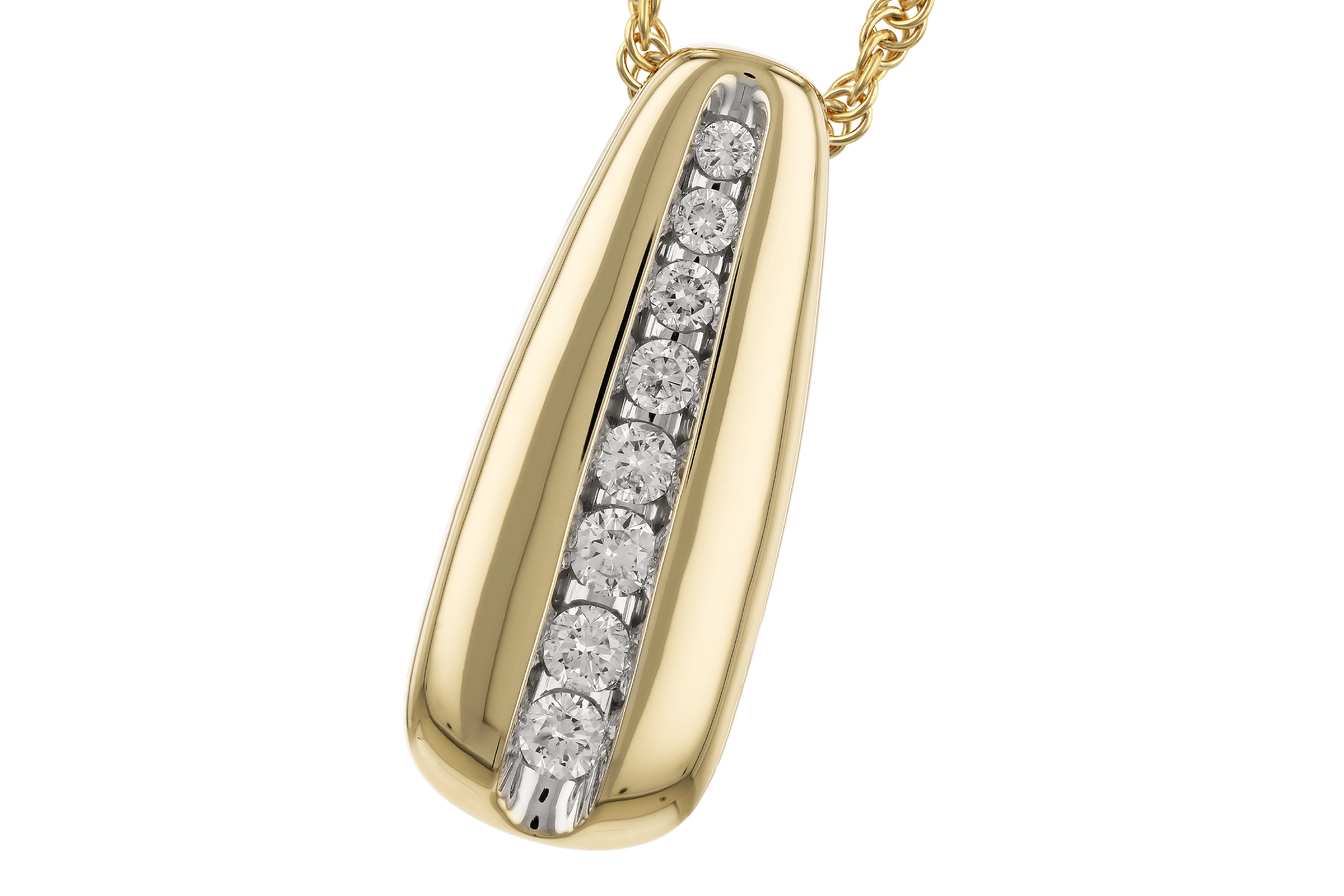 F273-81198: NECKLACE .25 TW