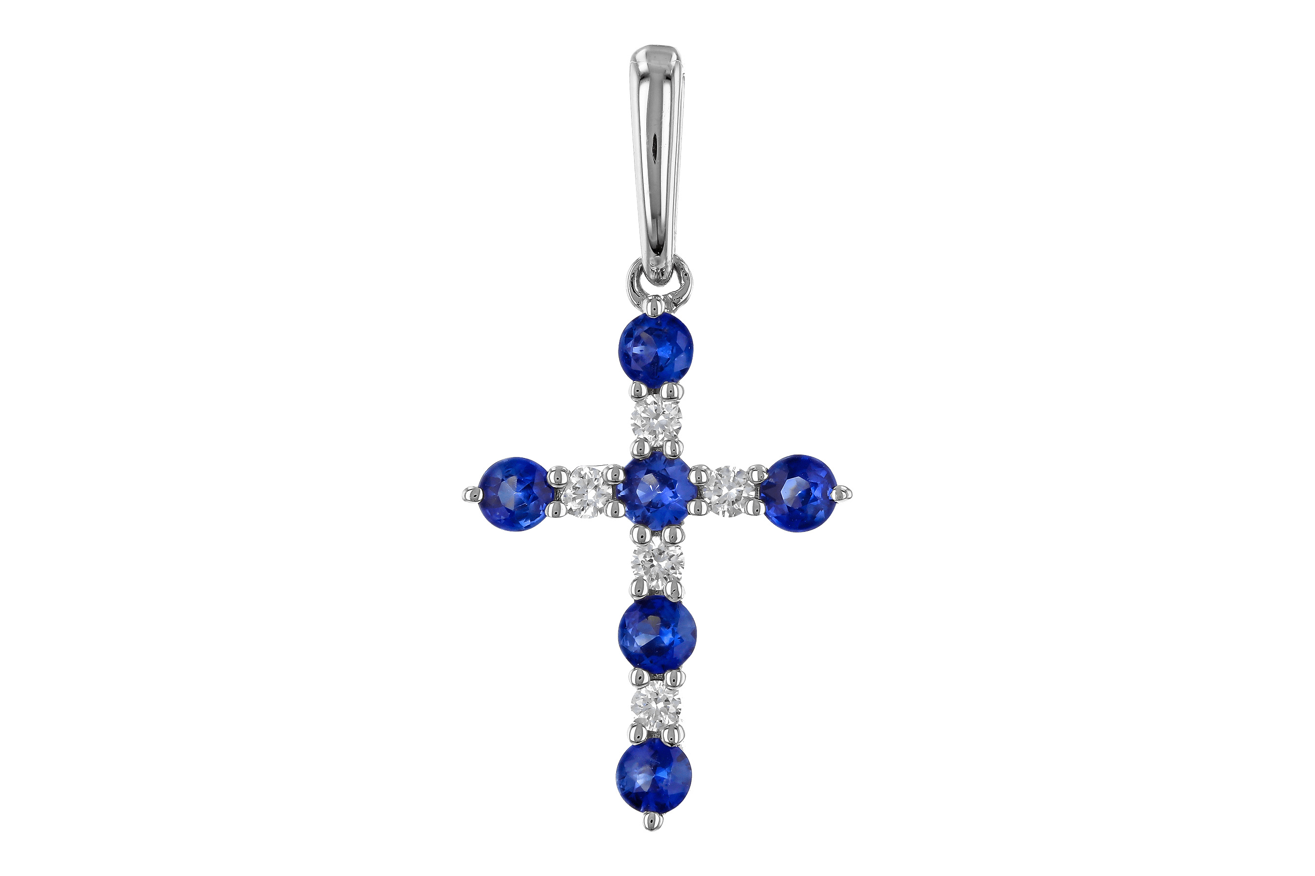 F274-65744: PENDANT .34 TW SAPP .42 TGW