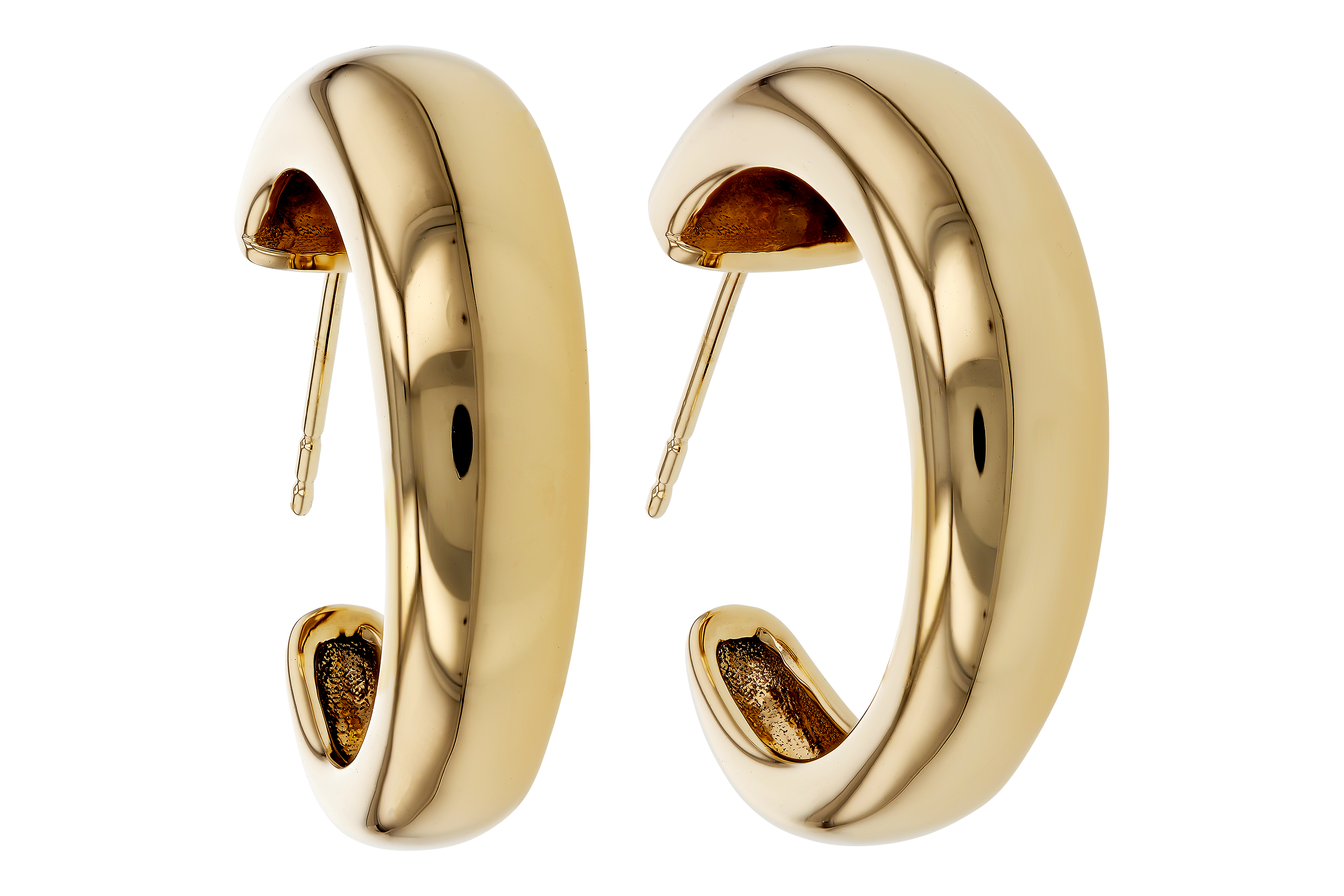 F274-71207: GOLD EARRINGS (20MM)