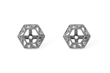 G000-17562: EARRING JACKETS .08 TW (FOR 0.50-1.00 CT TW STUDS)