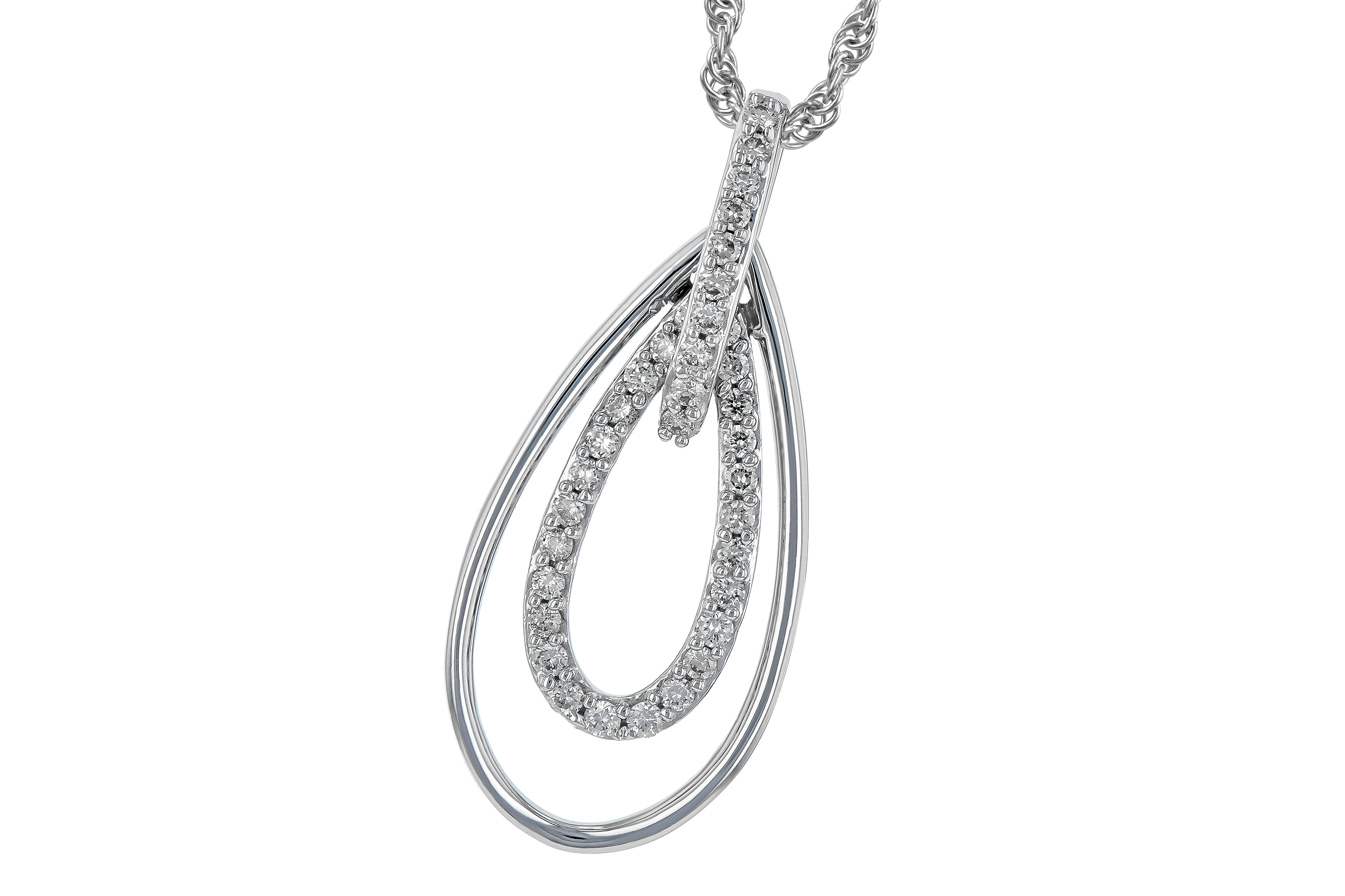 G183-74880: NECKLACE .24 TW