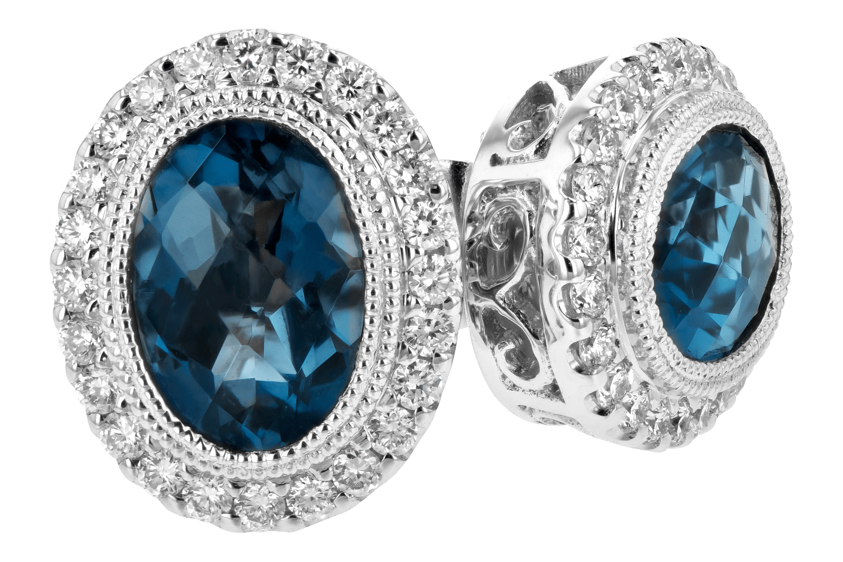 G189-19380: EARR 1.76 LONDON BLUE TOPAZ 2.01 TGW