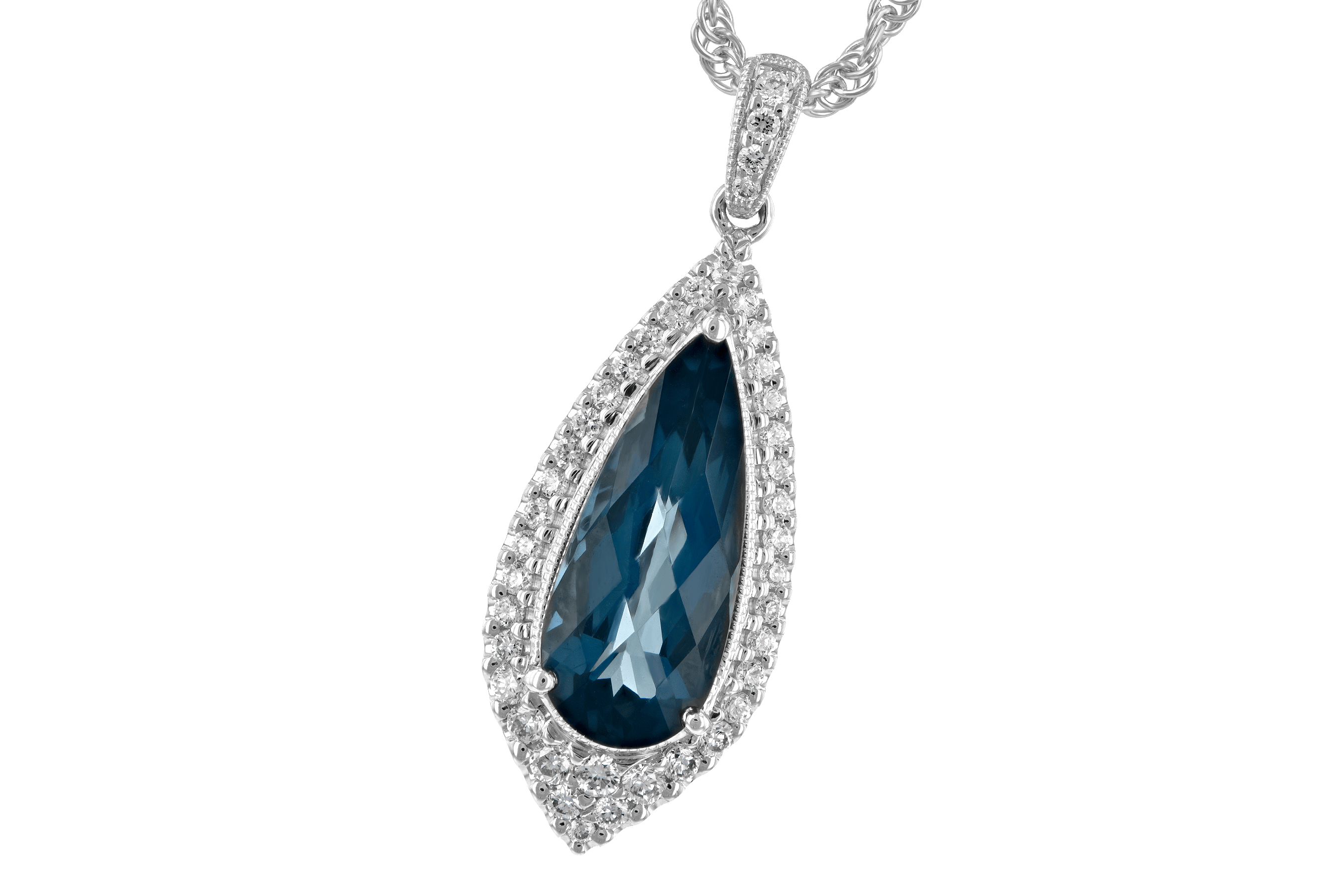 G189-21198: NECK 2.40 LONDON BLUE TOPAZ 2.65 TGW