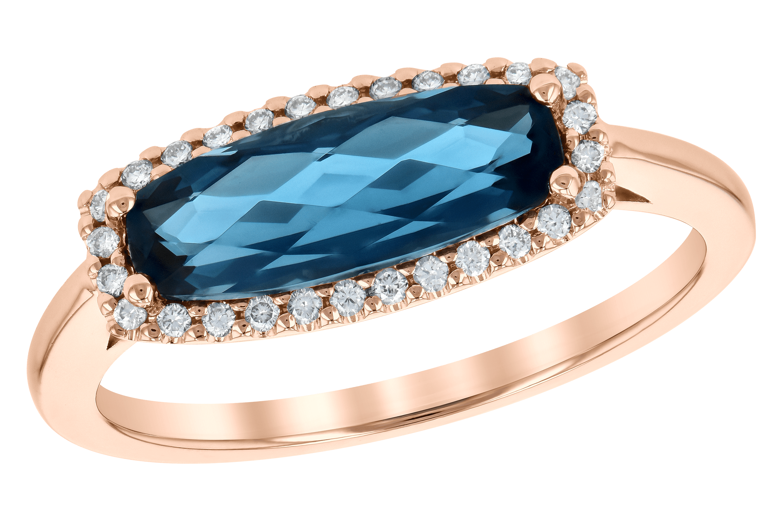 G190-13989: LDS RG 1.79 LONDON BLUE TOPAZ 1.90 TGW