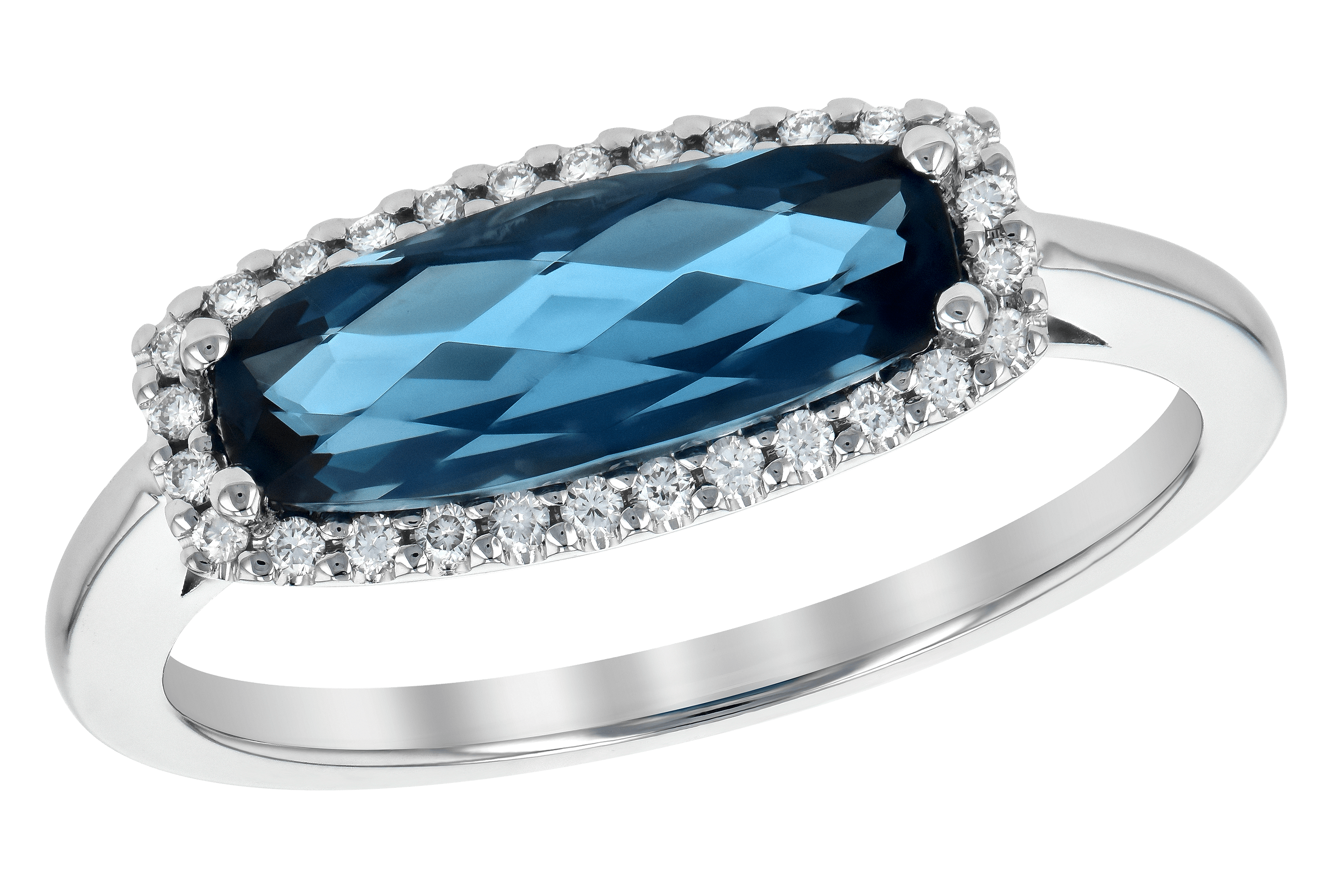 G190-13989: LDS RG 1.79 LONDON BLUE TOPAZ 1.90 TGW