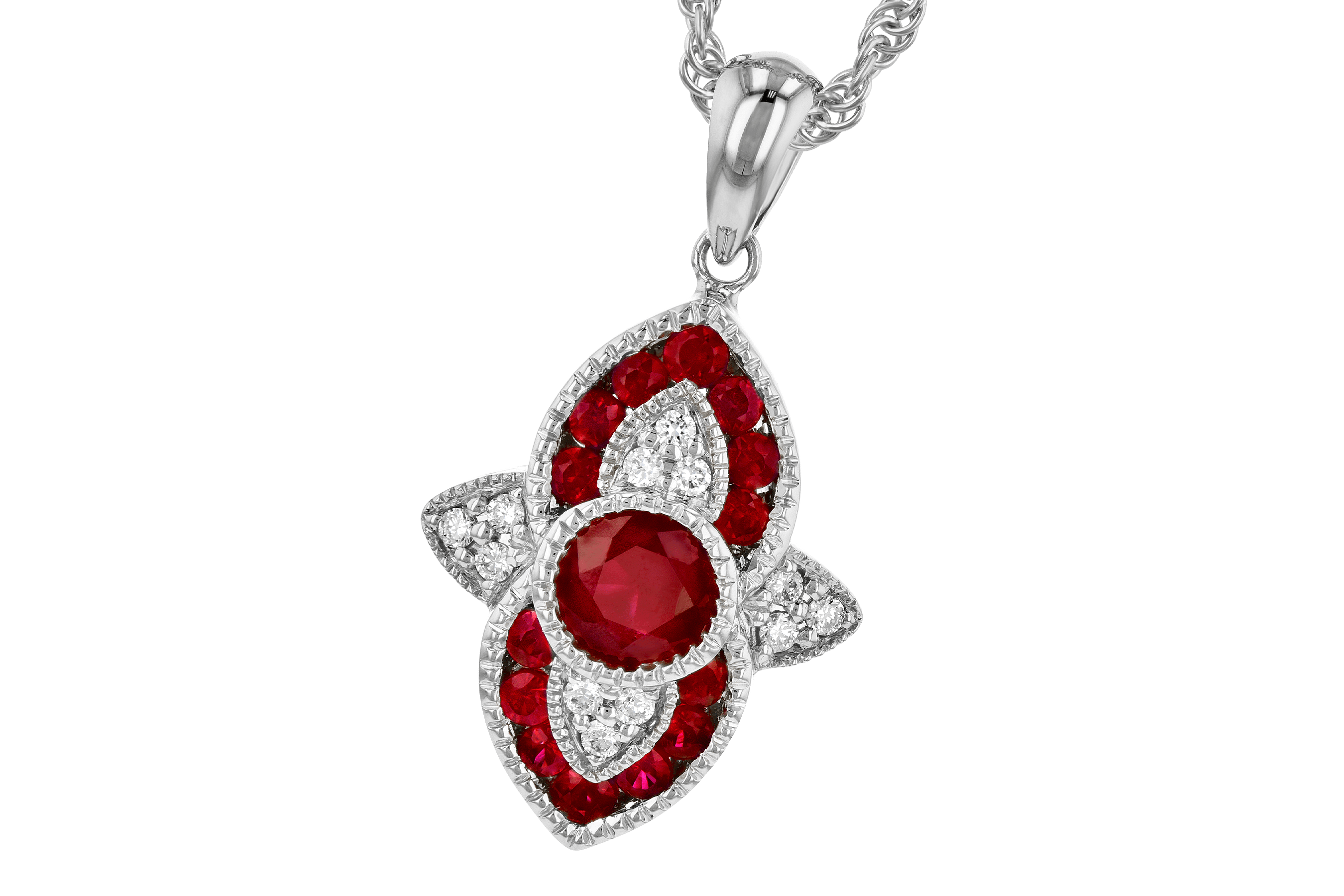 G272-84898: NECK .63 TW RUBY .70 TGW