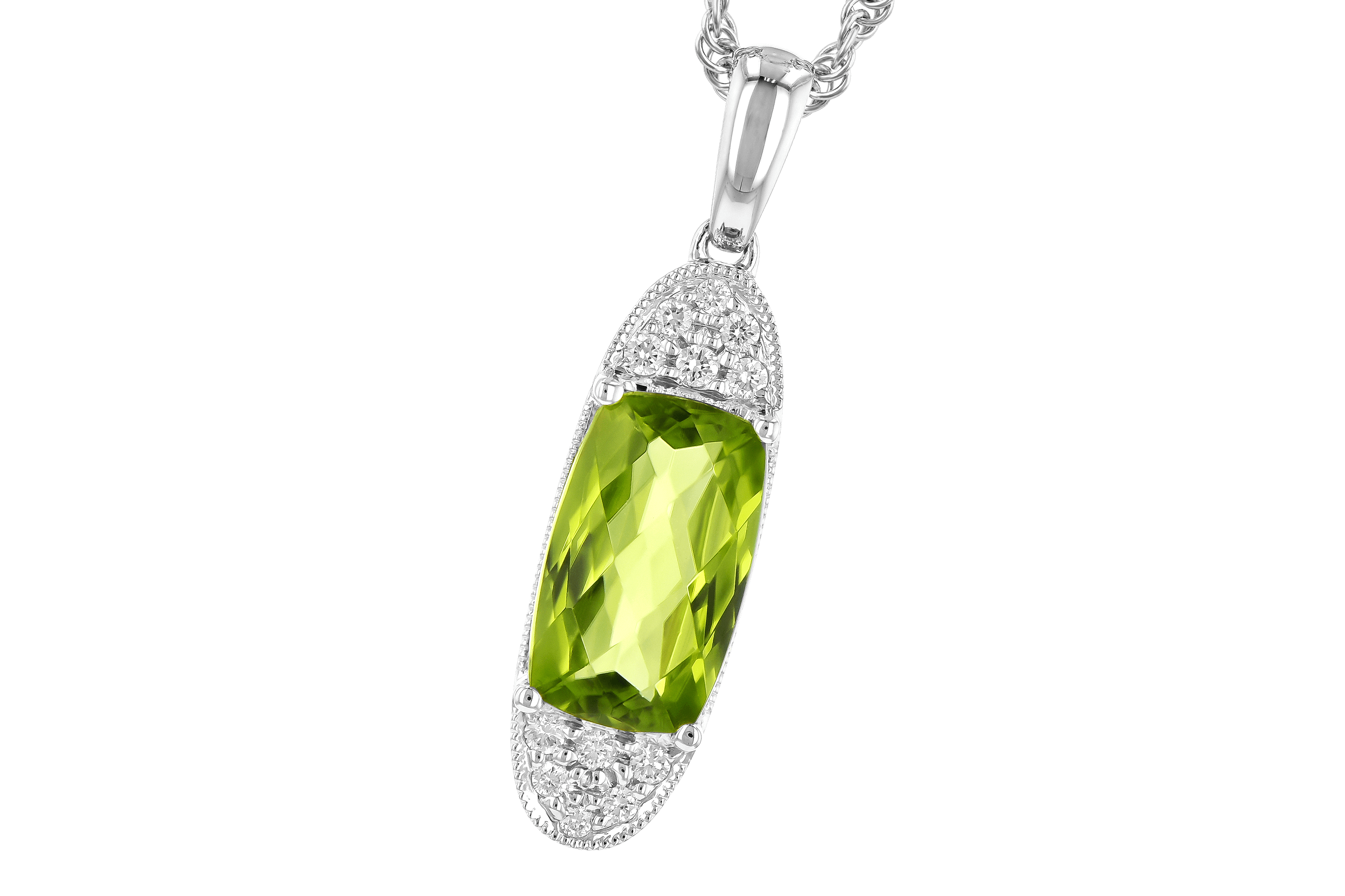 G272-89380: NECK 1.90 PERIDOT 2.00 TGW