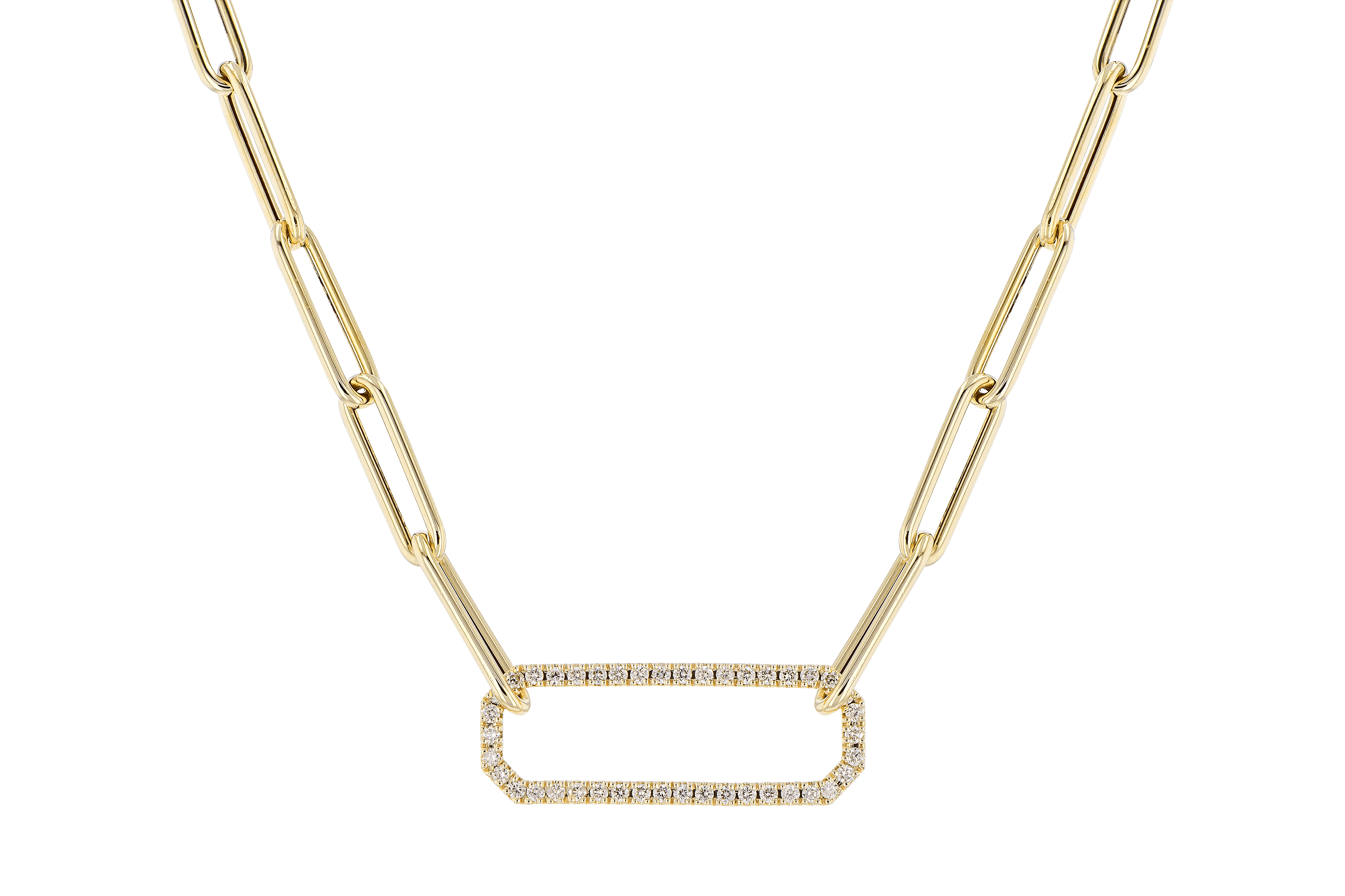 G273-73089: NECKLACE .50 TW (17 INCHES)