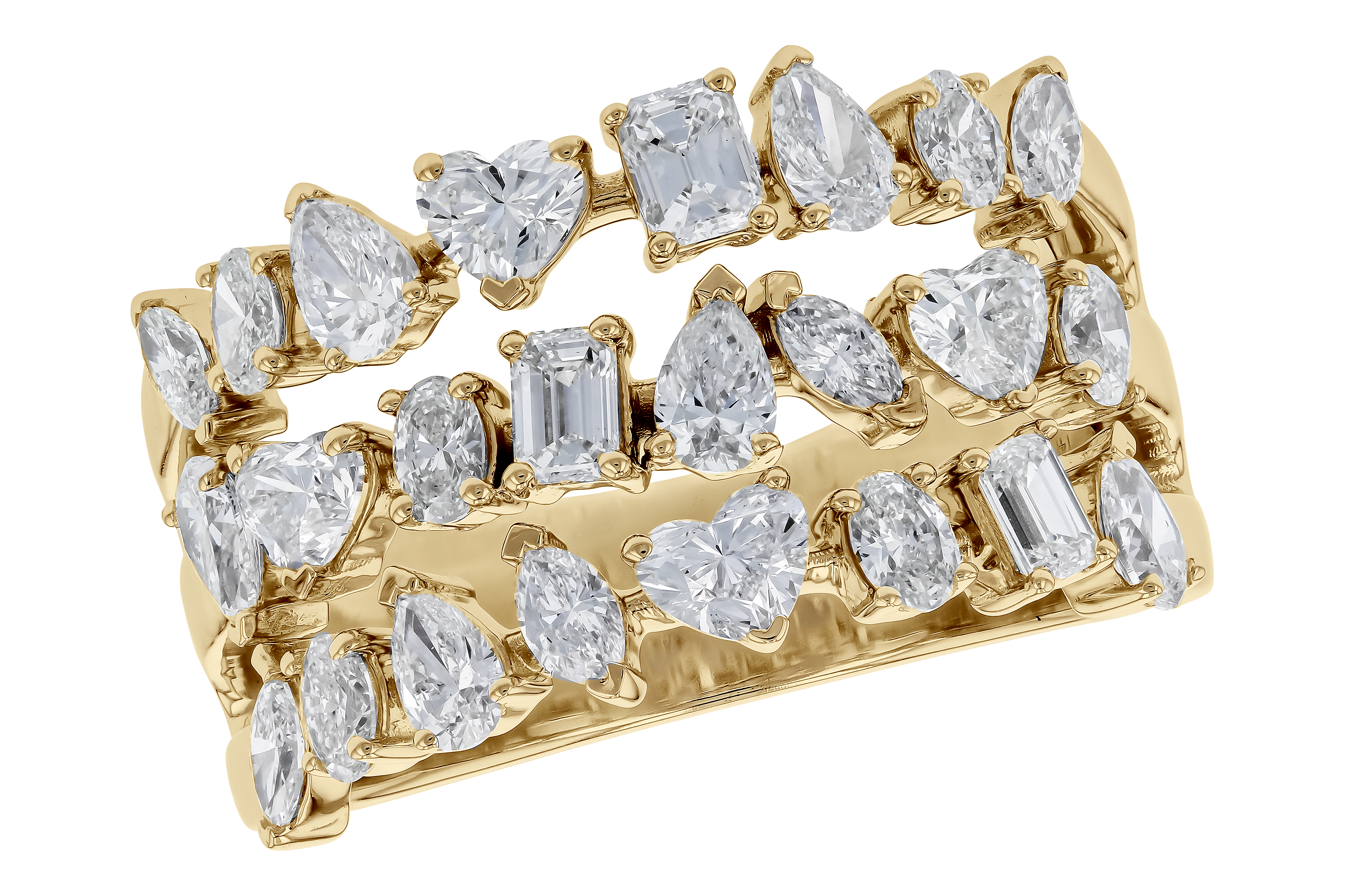 G273-75780: LDS DIA WED RG 2.00 TW FANCY CUT DIAS