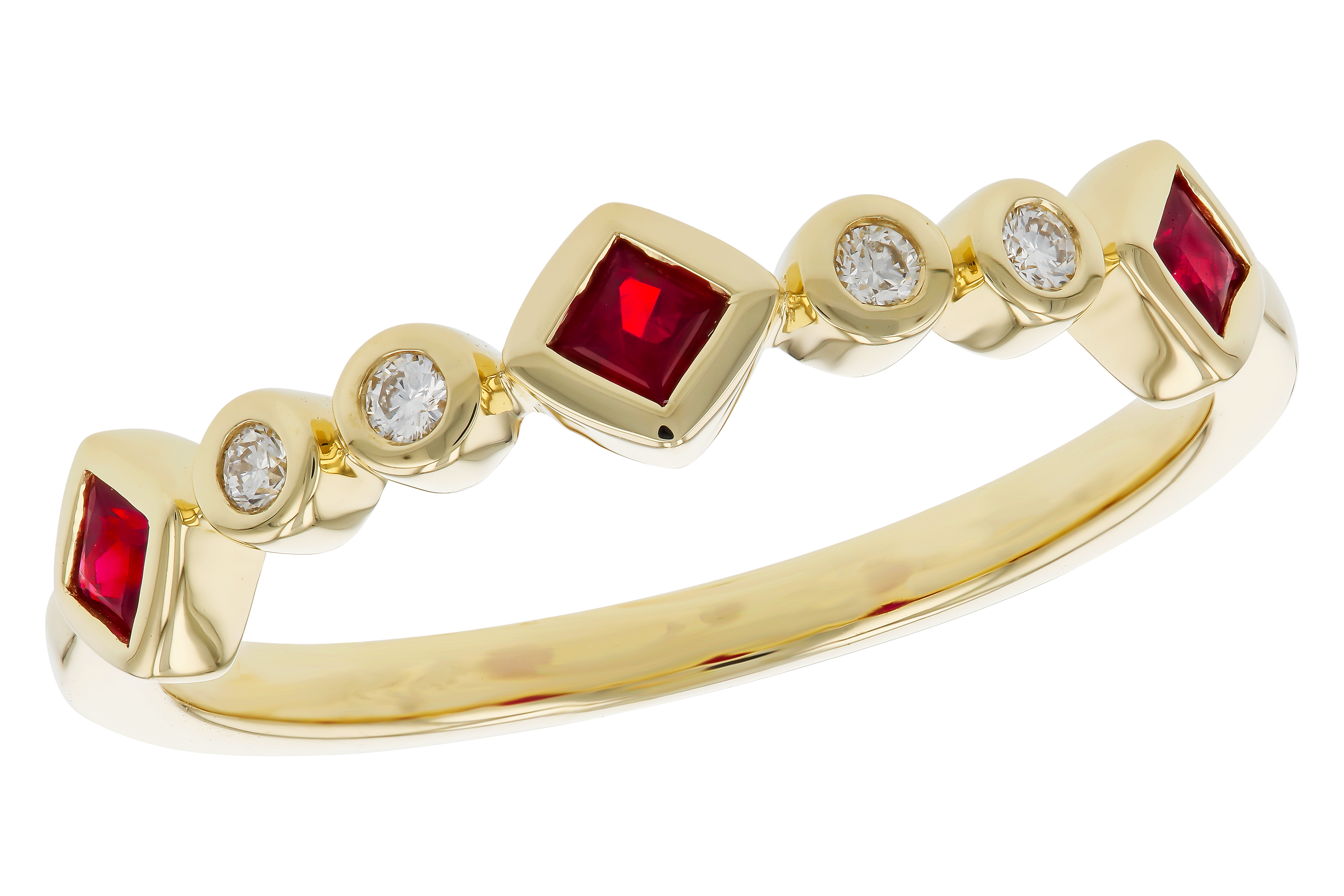 G274-67625: LDS WED RG .22 RUBY .27 TGW