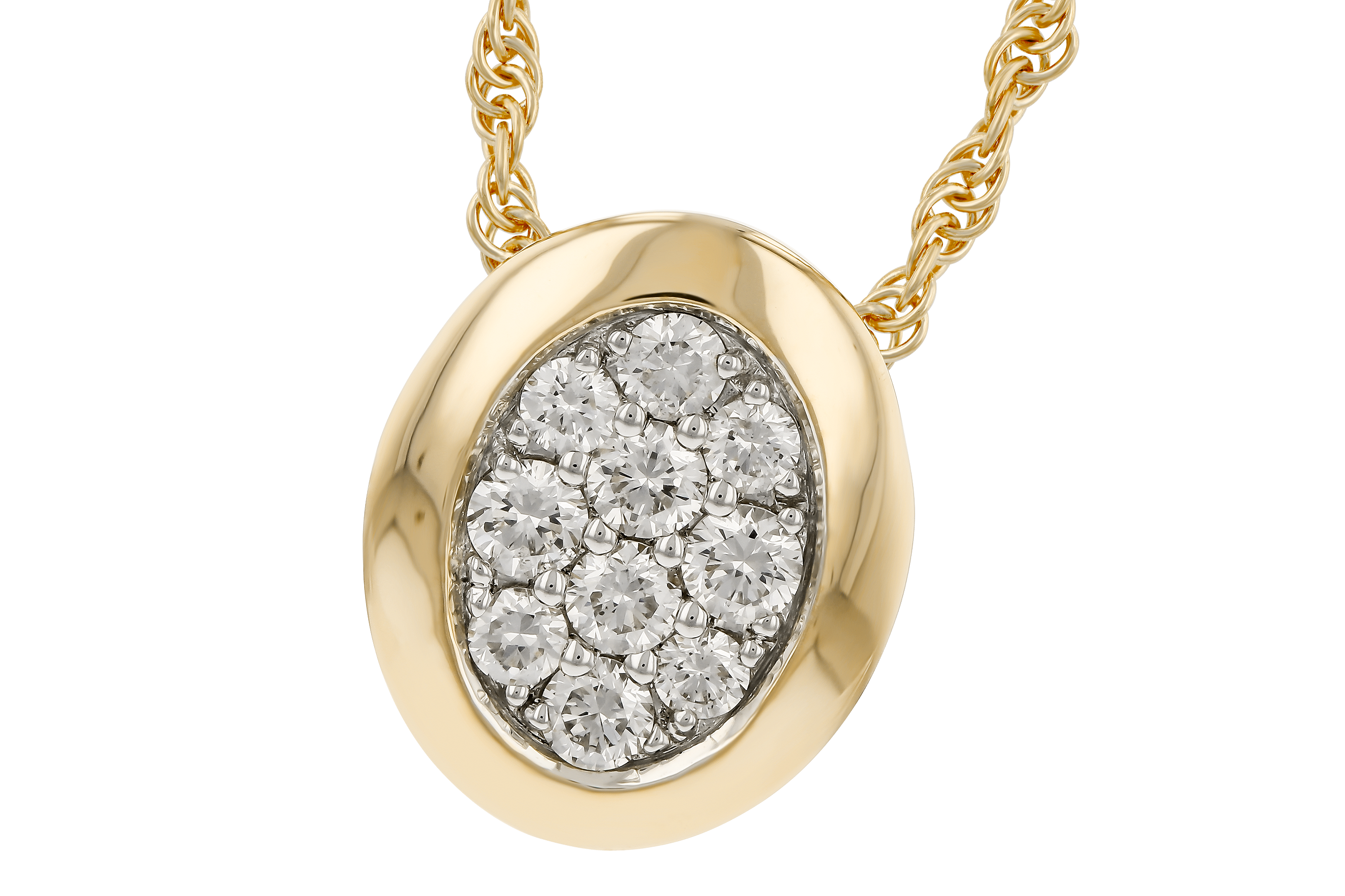 G274-70289: NECKLACE .25 TW