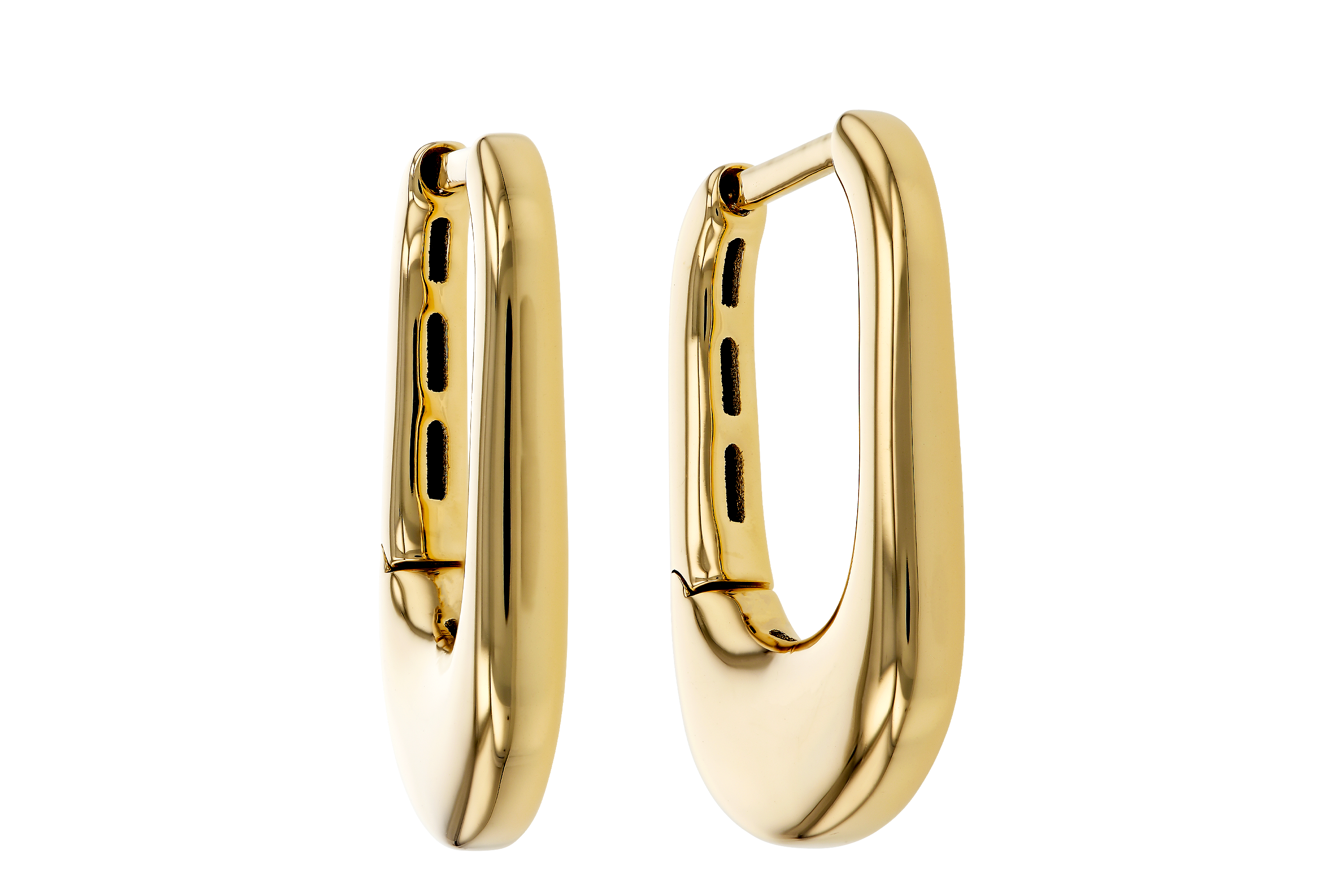 G274-71207: GOLD EARRINGS (18MM)