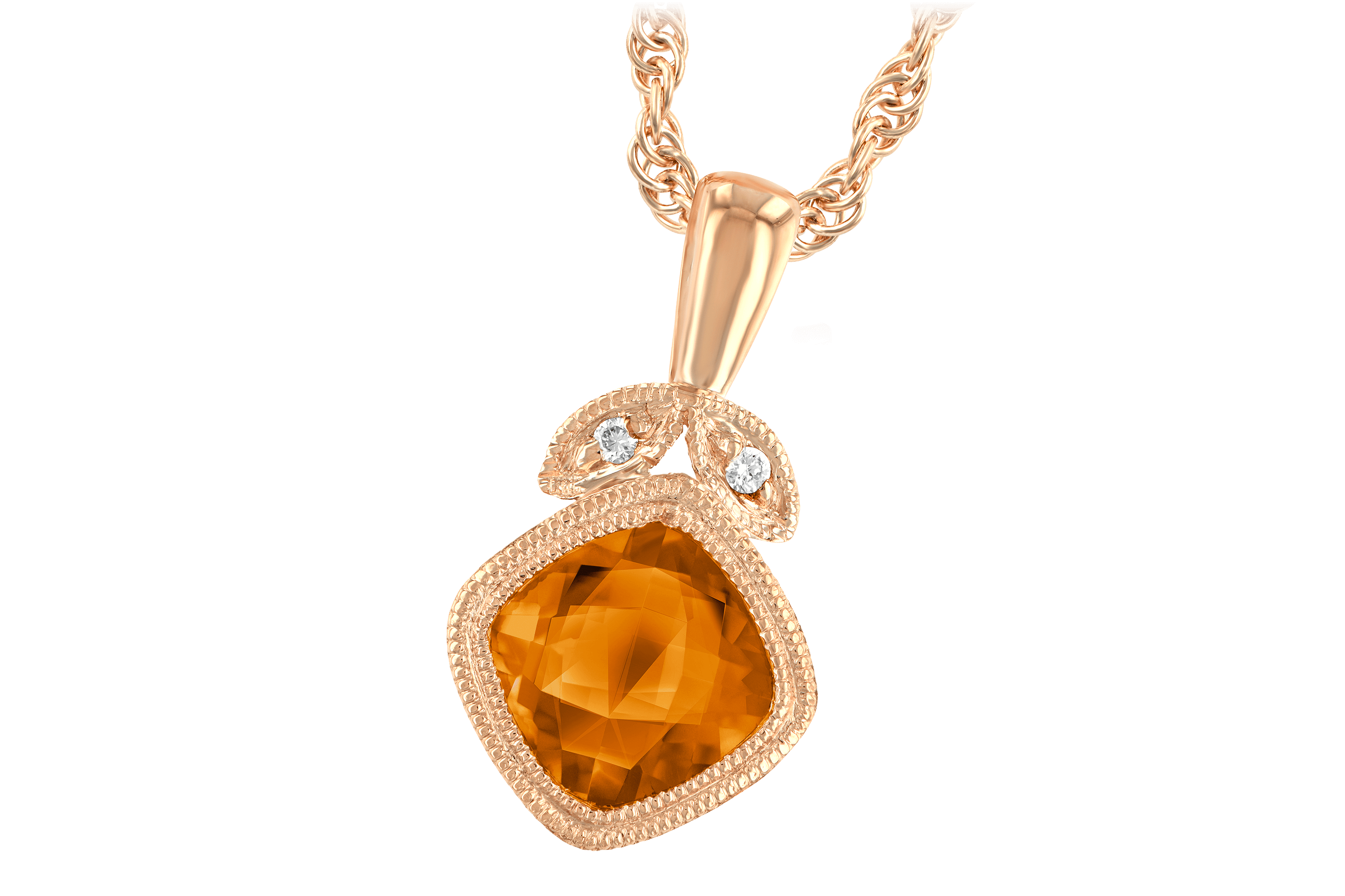 H183-80334: NECK .90 CITRINE .91 TGW