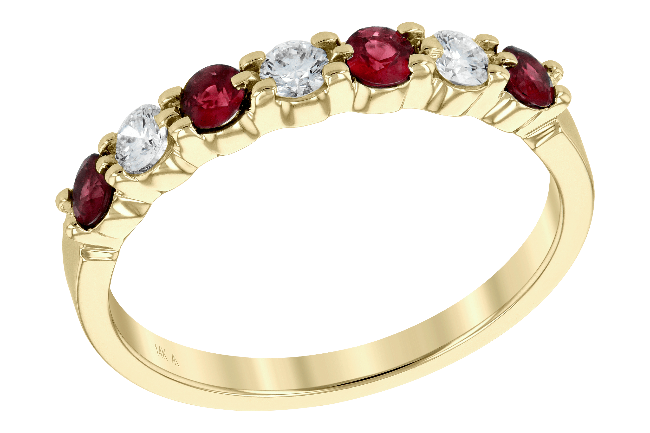 H185-62134: LDS WED RG .35 RUBY .55 TGW