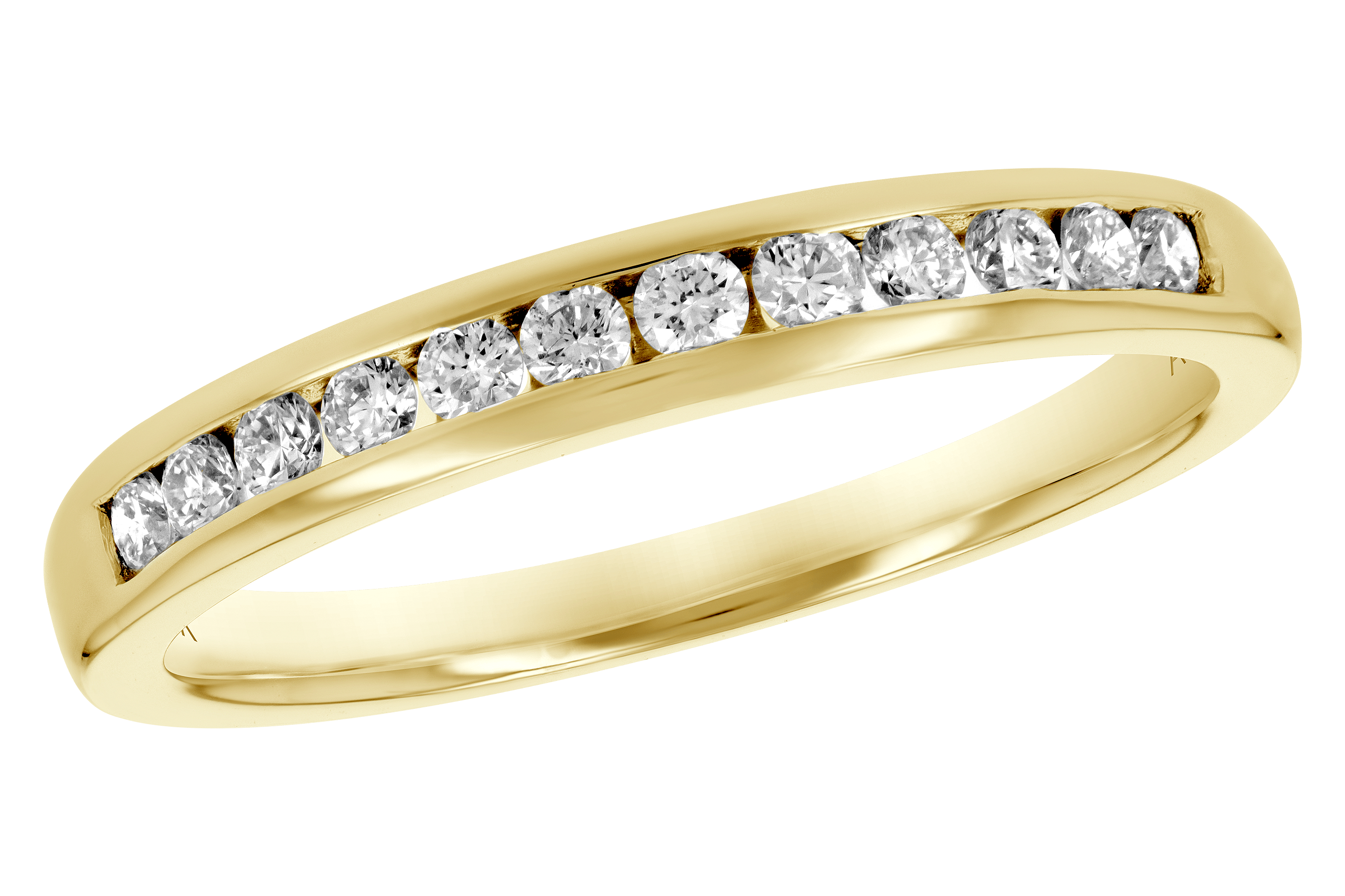 H187-43934: LDS WED RG .25 TW (12 STONES)