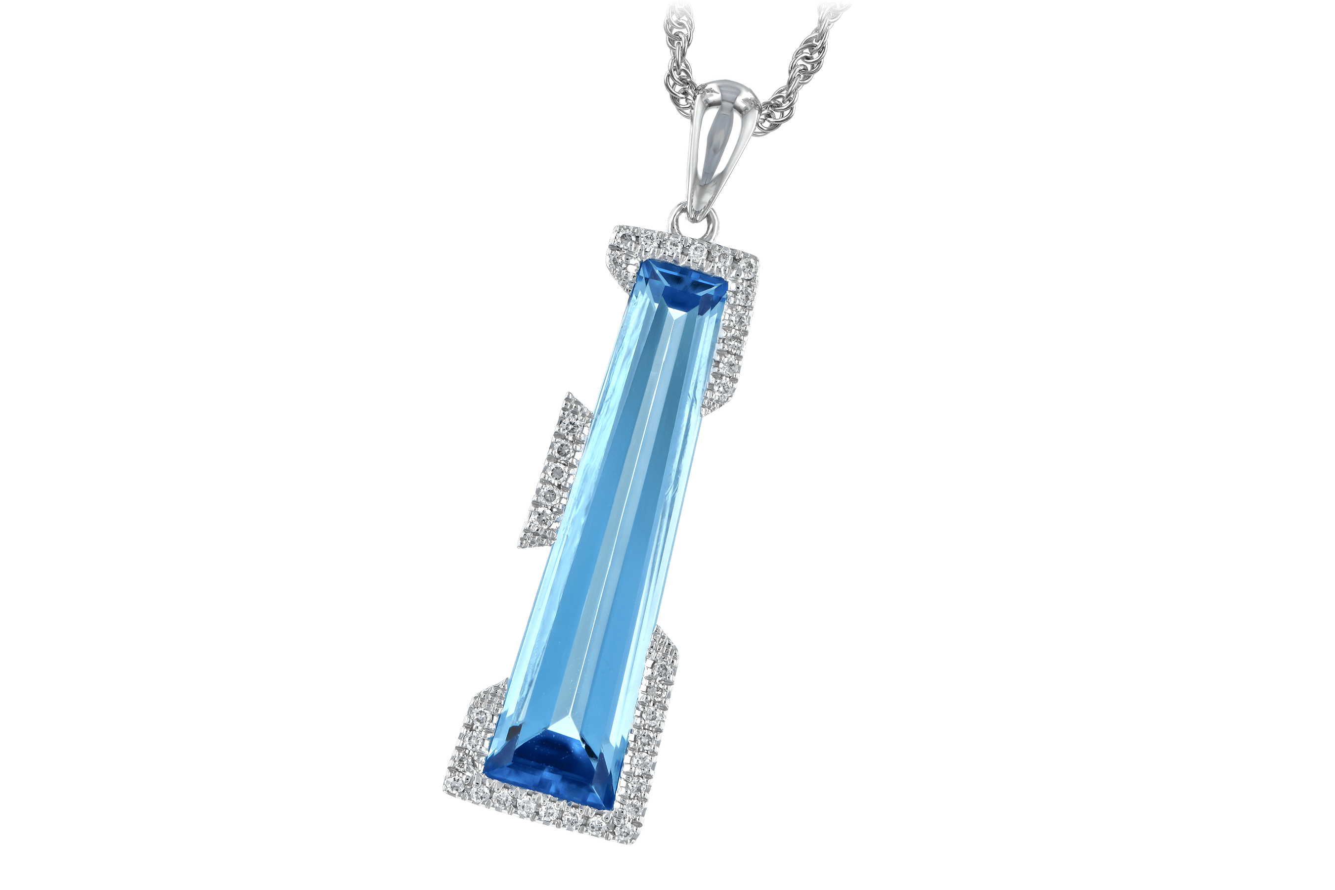 H189-20280: NECK 5.18 BLUE TOPAZ 5.28 TGW