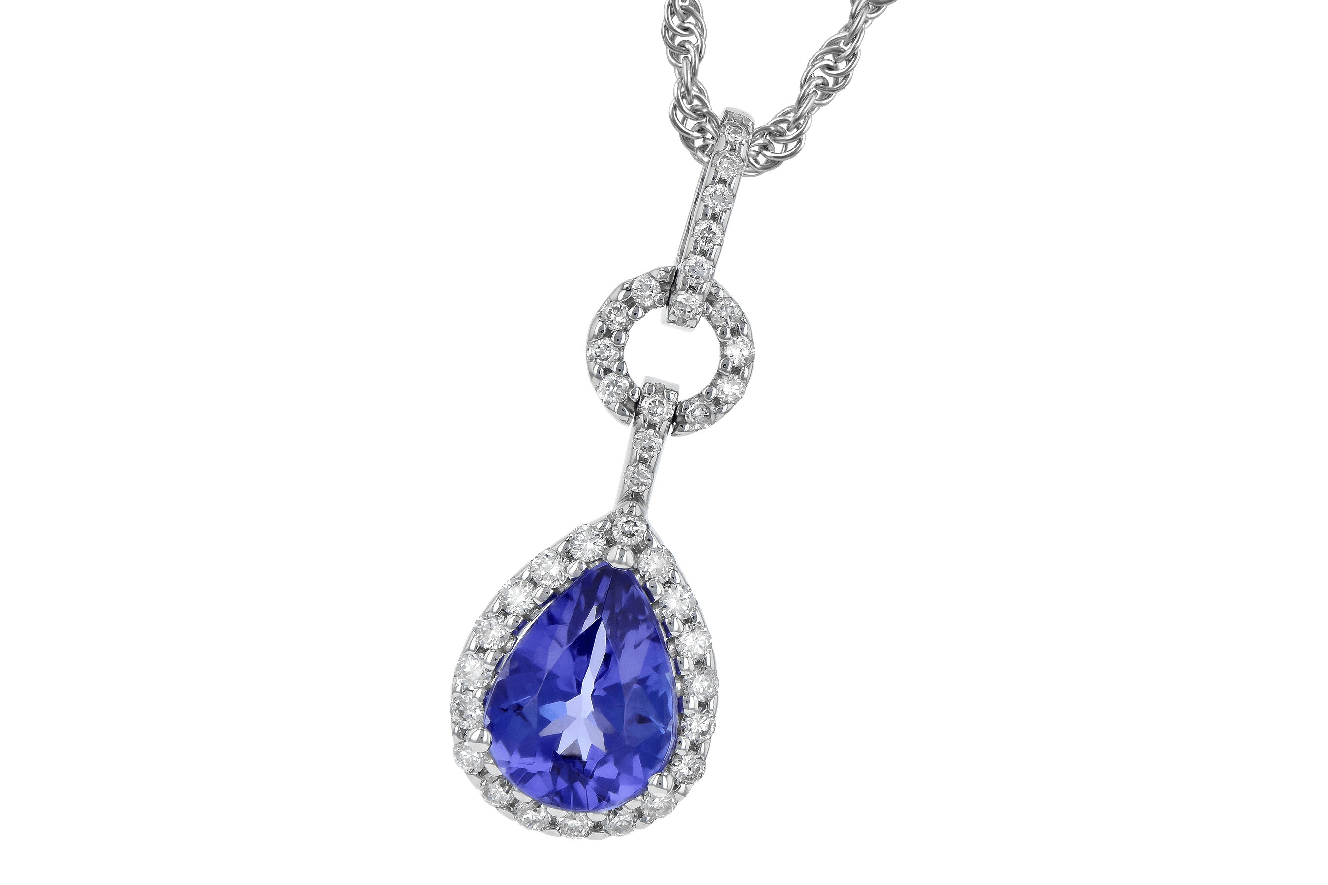 H190-15734: NECK .95 TANZANITE 1.14 TGW