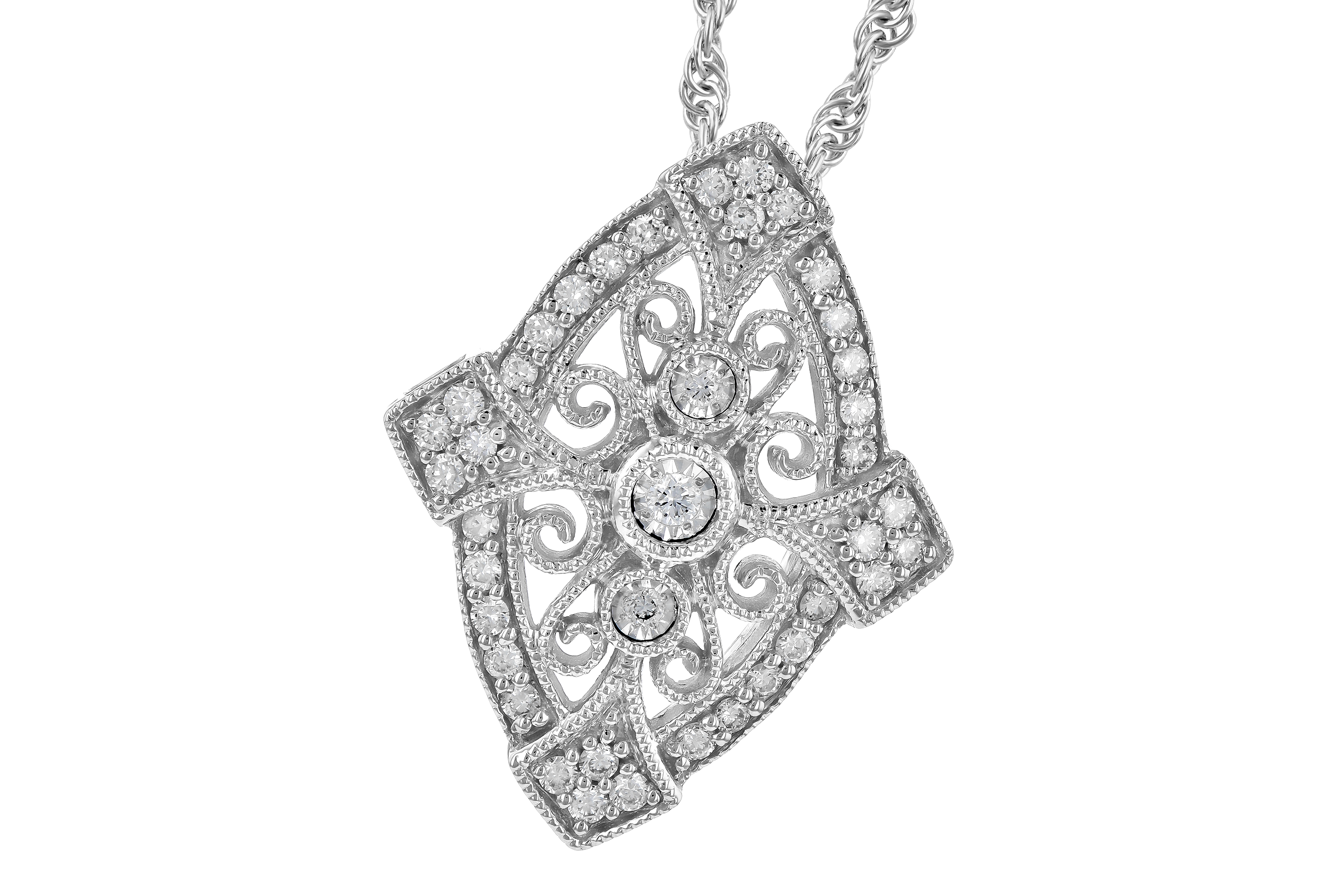 H272-83071: NECKLACE .20 TW