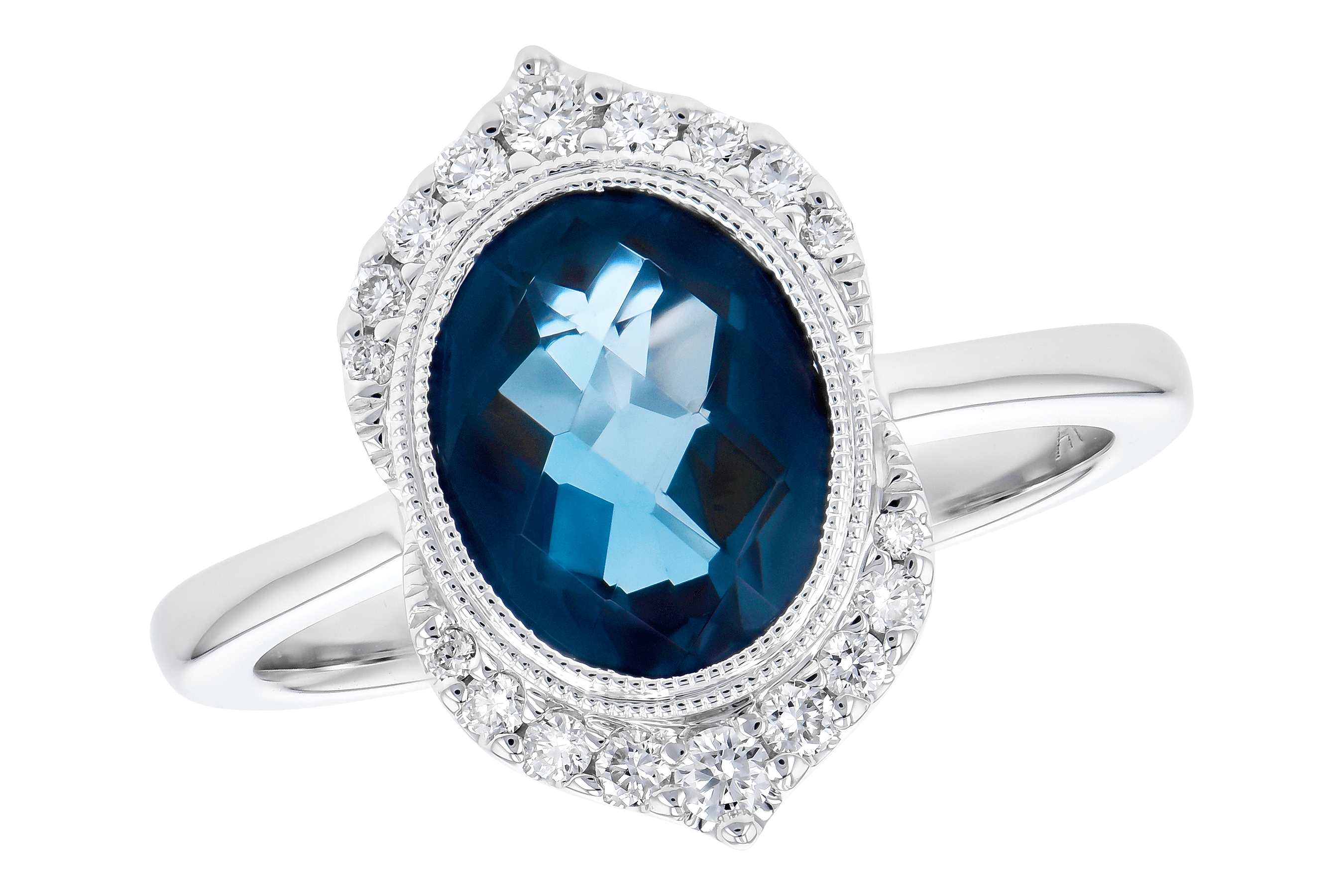 H272-89425: LDS RG 1.86 LONDON BLUE TOPAZ 2.00 TGW