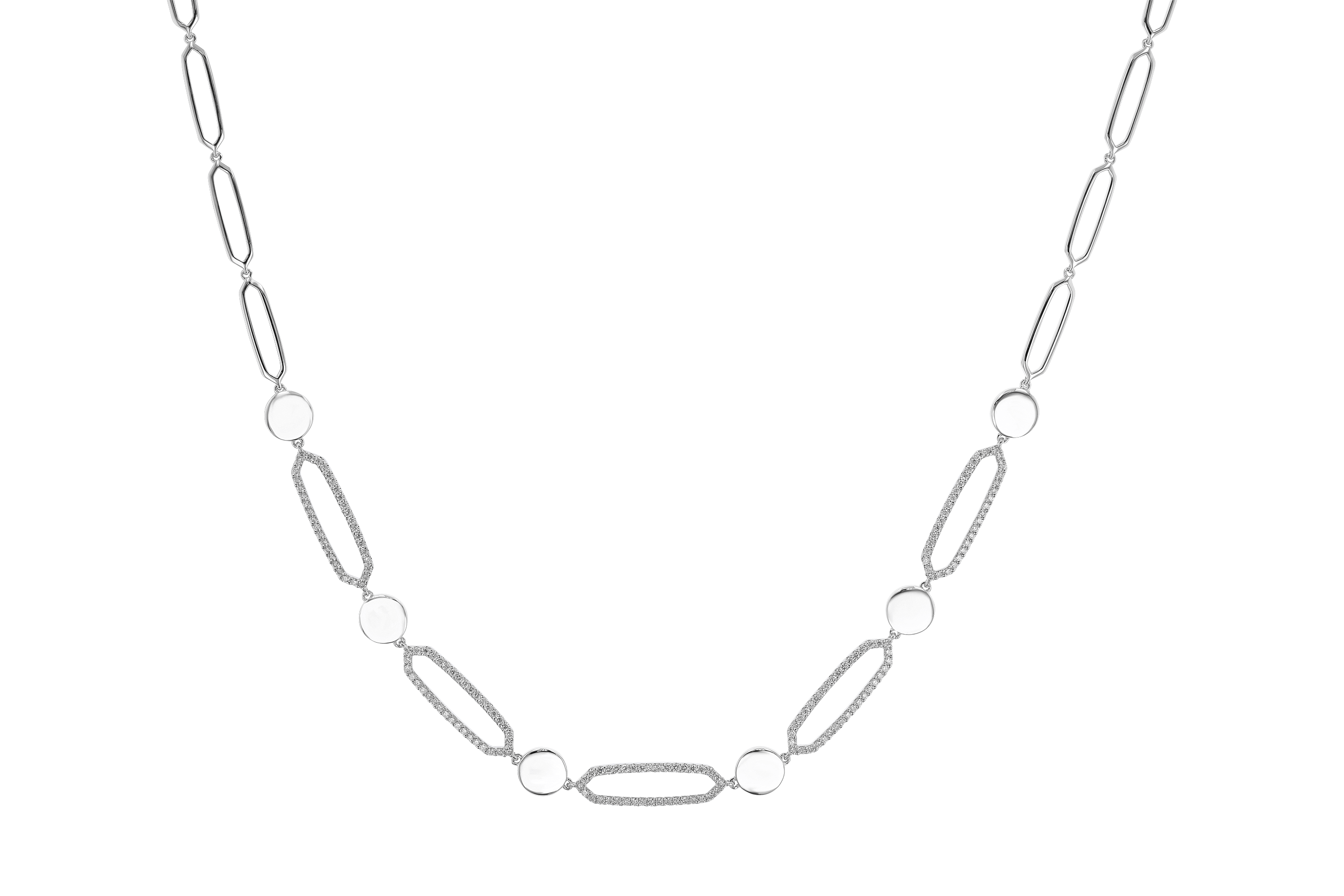 H273-73943: NECKLACE 1.35 TW